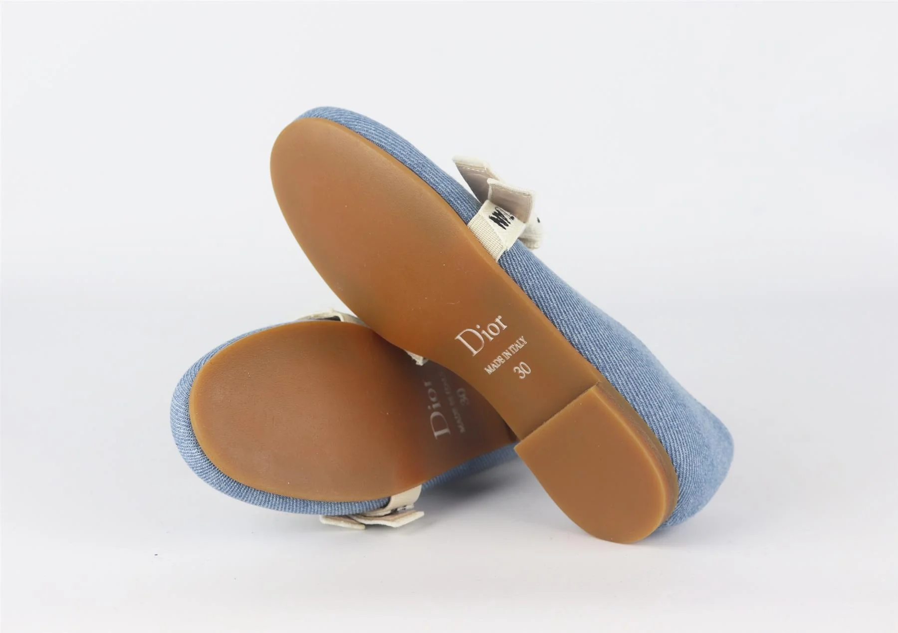 CHRISTIAN DIOR KIDS GIRLS MISS B DENIM SHOES EU 30 UK 12 - Image 5