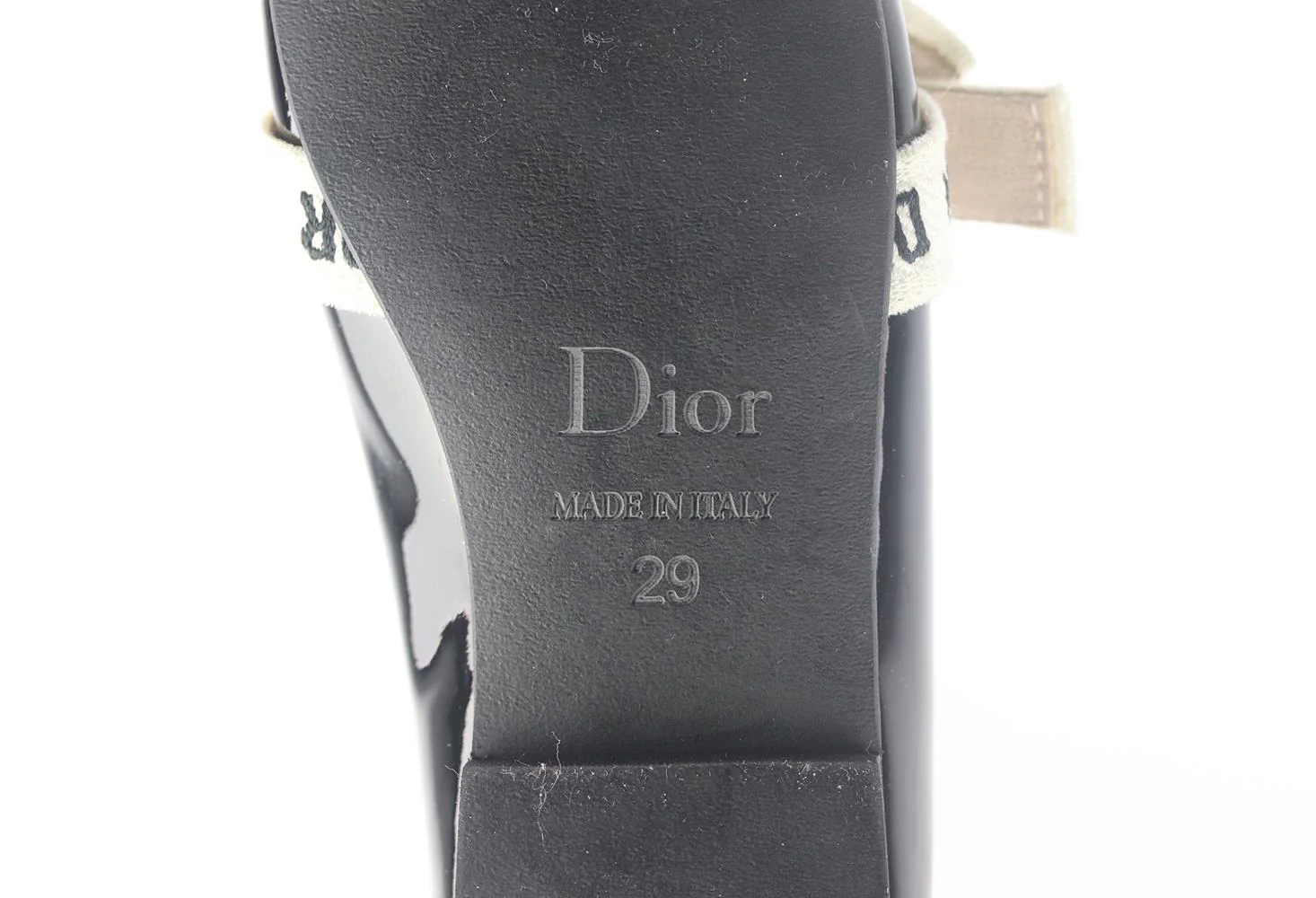 CHRISTIAN DIOR KIDS GIRLS MISS B PATENT LEATHER SHOES EU 29 UK 11 - Image 6
