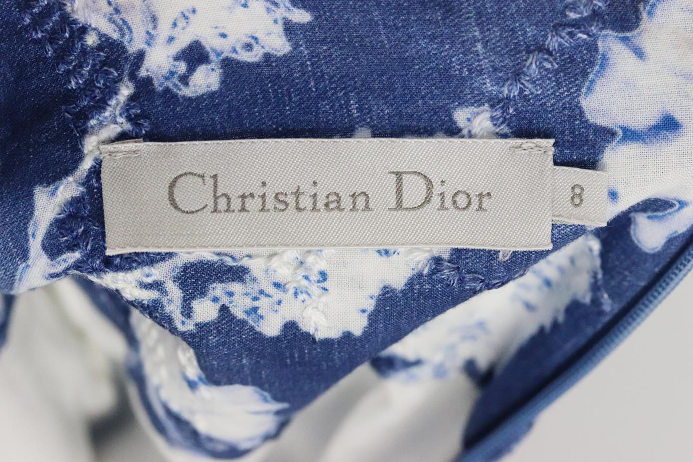 CHRISTIAN DIOR KIDS GIRLS PRINTED COTTON DRESS 8 YEARS - Image 4