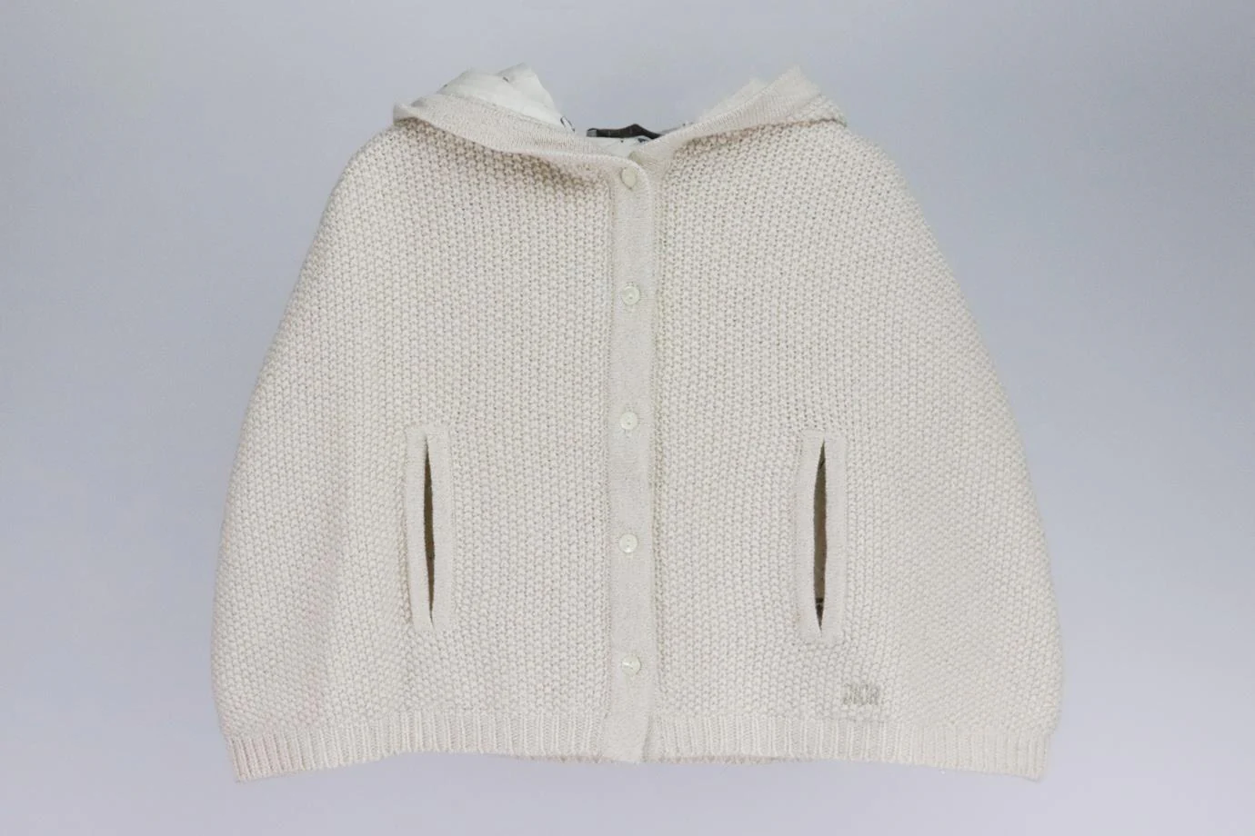 CHRISTIAN DIOR KIDS GIRLS WOOL BLEND CAPE 2 YEARS - Image 2