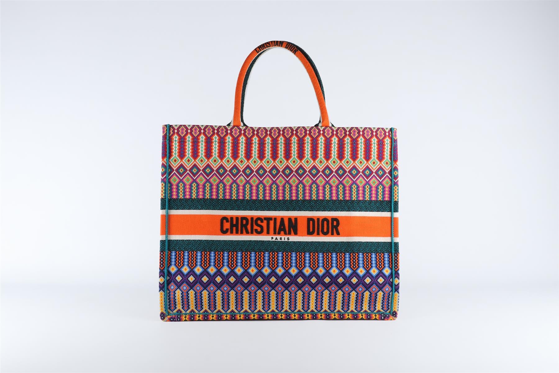 CHRISTIAN DIOR MULTI 2018 BOOK LARGE OBLIQUE CANVAS TOTE BAG - Image 2