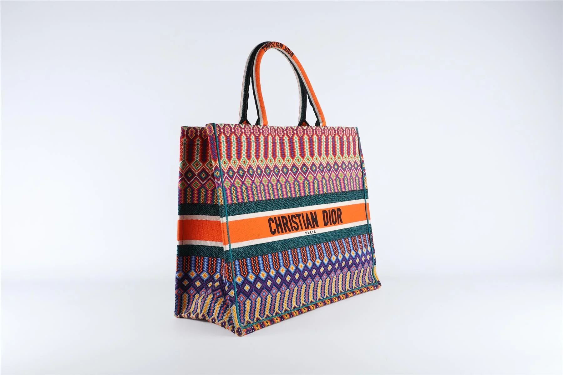CHRISTIAN DIOR MULTI 2018 BOOK LARGE OBLIQUE CANVAS TOTE BAG - Image 3