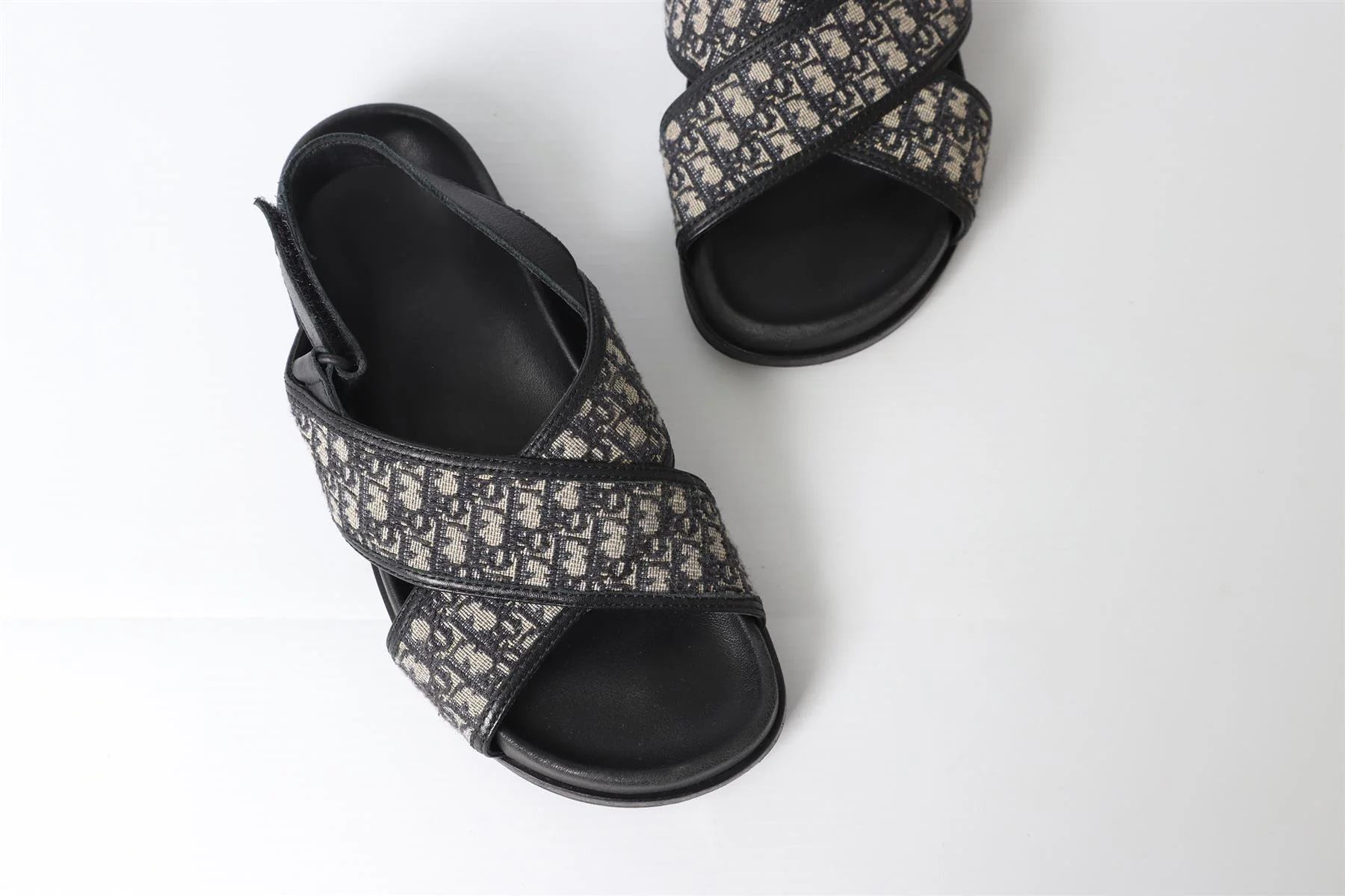 CHRISTIAN DIOR NAVY KIDS BOYS LEATHER SANDALS EU 32 - Image 6