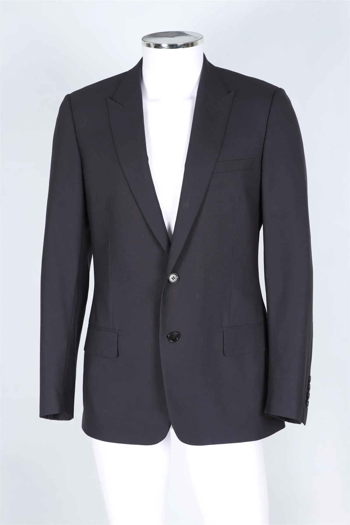CHRISTIAN DIOR NAVY MEN'S WOOL BLAZER IT 50 UK/US 40 - Image 2