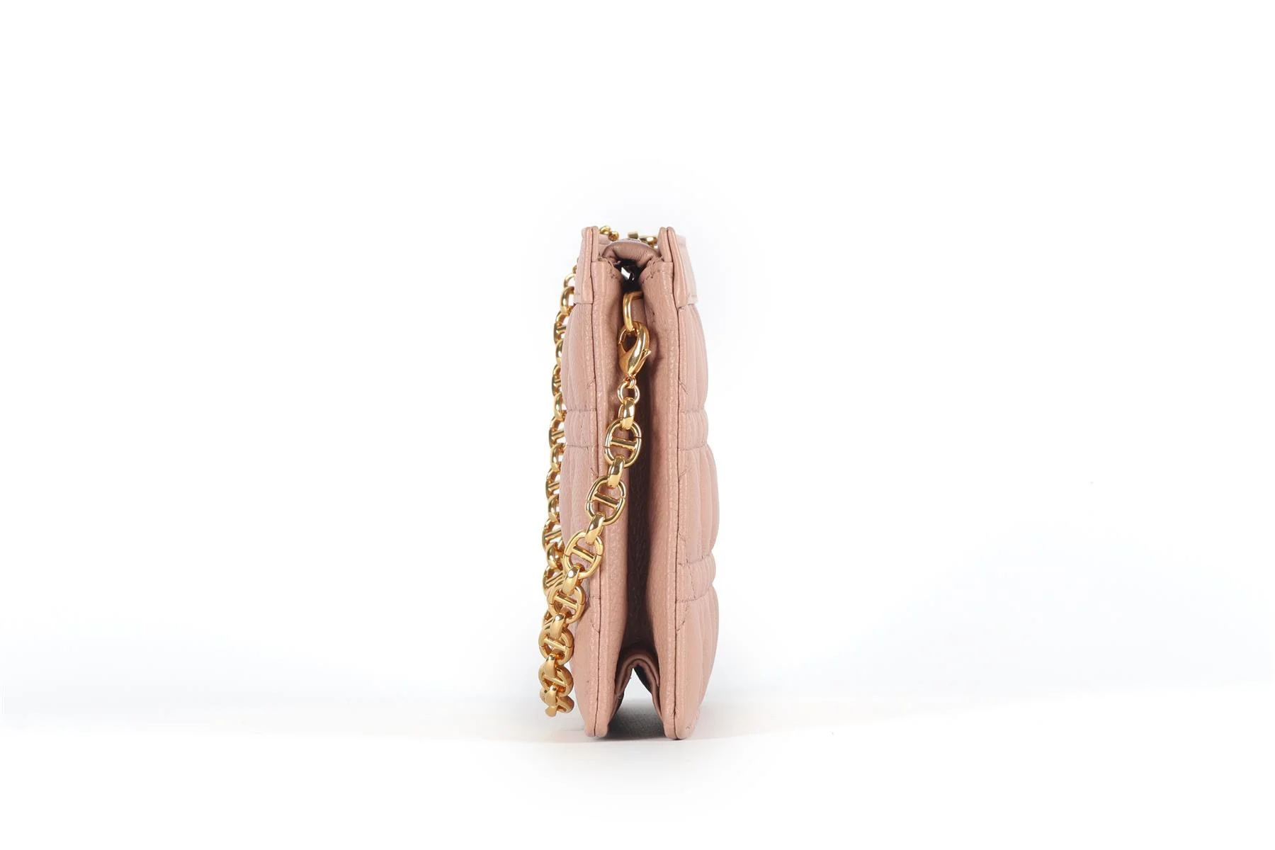 CHRISTIAN DIOR NUDE 2022 CARO CANNAGE LEATHER SHOULDER BAG - Image 6