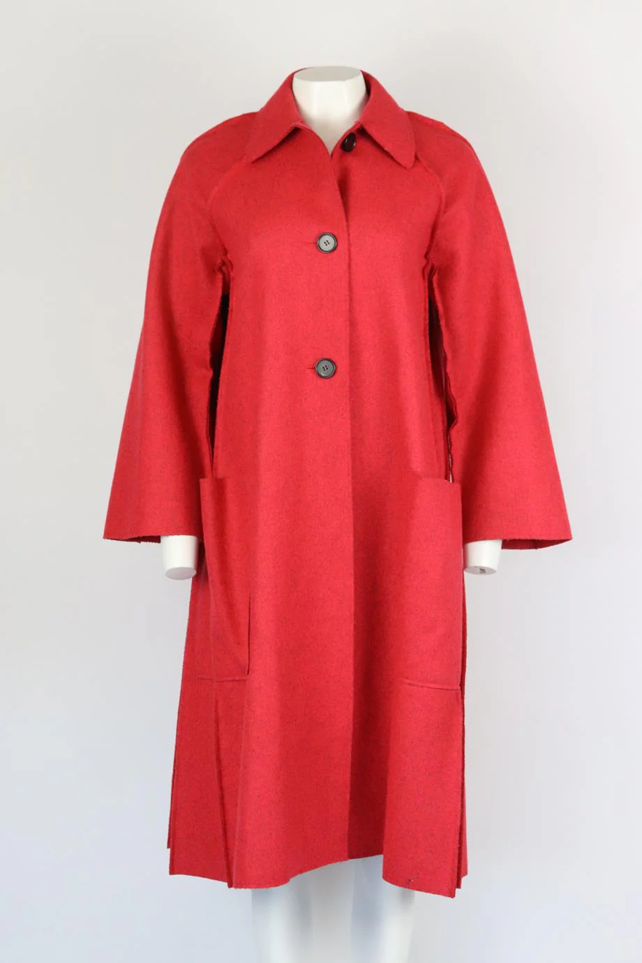 CHRISTIAN DIOR OVERSIZED WOOL COAT FR 34 UK 6 - Image 2