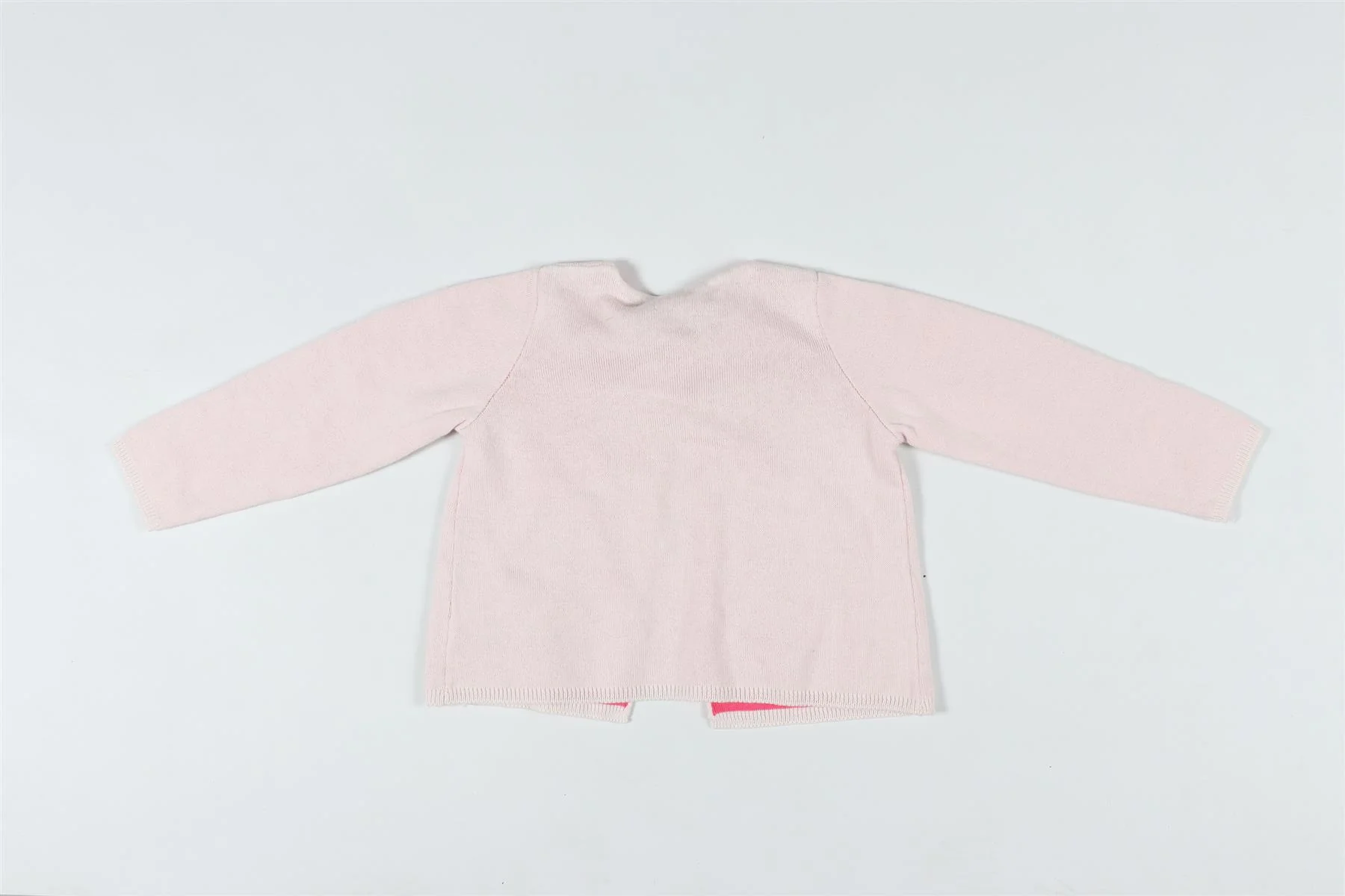 CHRISTIAN DIOR PINK BABY GIRLS COTTON CARDIGAN 6 MONTHS - Image 4