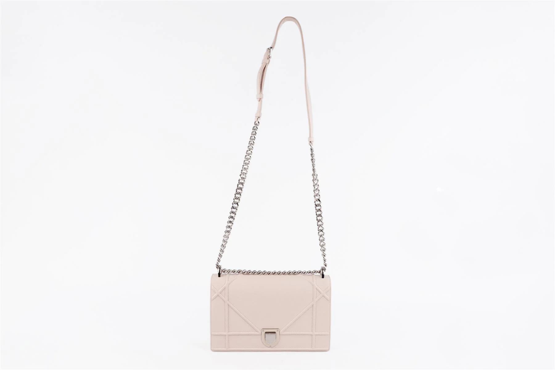 CHRISTIAN DIOR PINK DIORAMA MEDIUM LEATHER SHOULDER BAG - Image 3