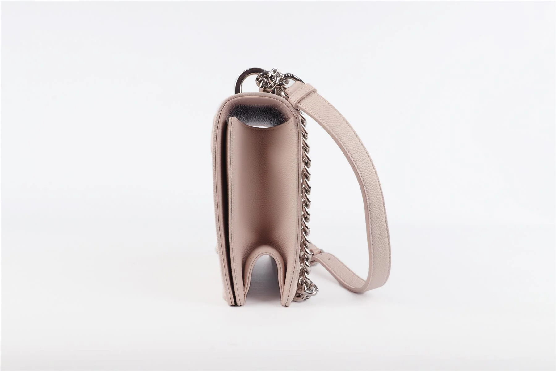 CHRISTIAN DIOR PINK DIORAMA MEDIUM LEATHER SHOULDER BAG - Image 6