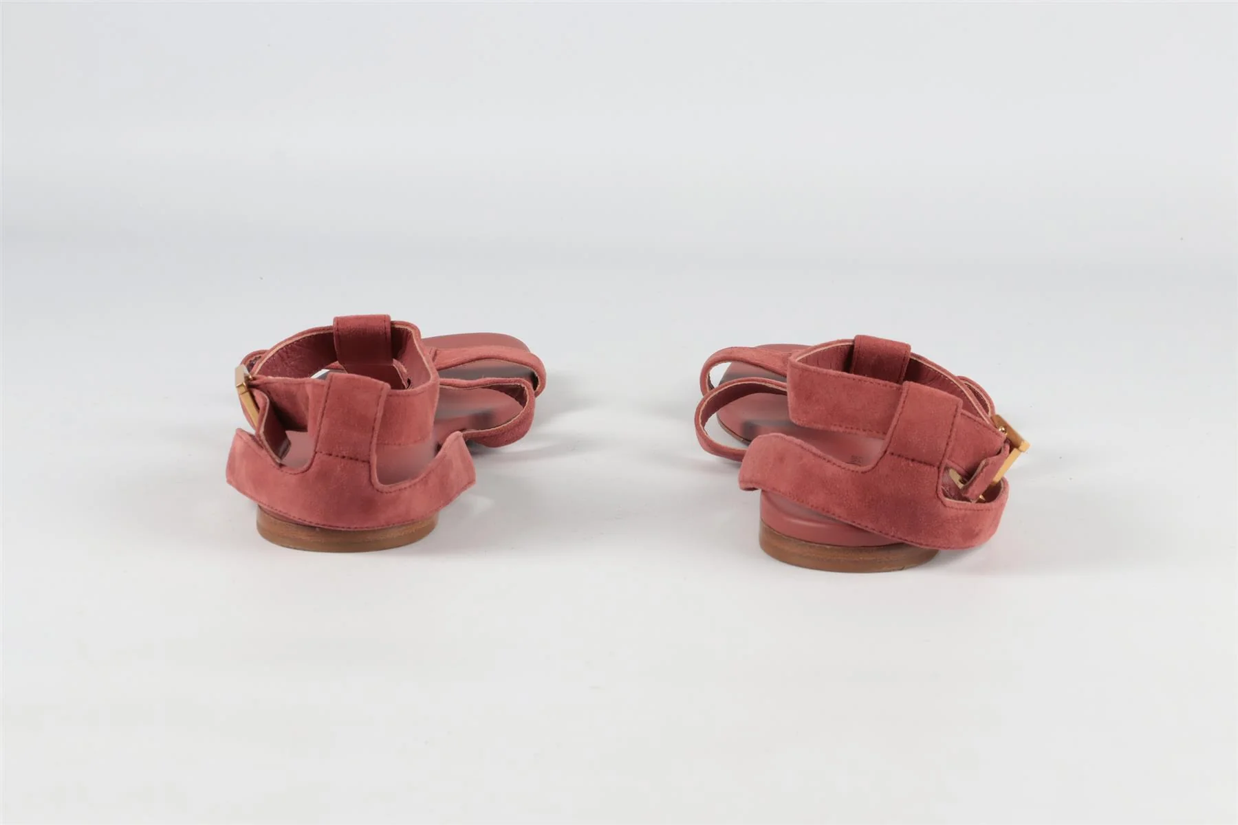 CHRISTIAN DIOR PINK DOUBLE D SUEDE SANDALS EU 38 UK 5 US 8 - Image 5