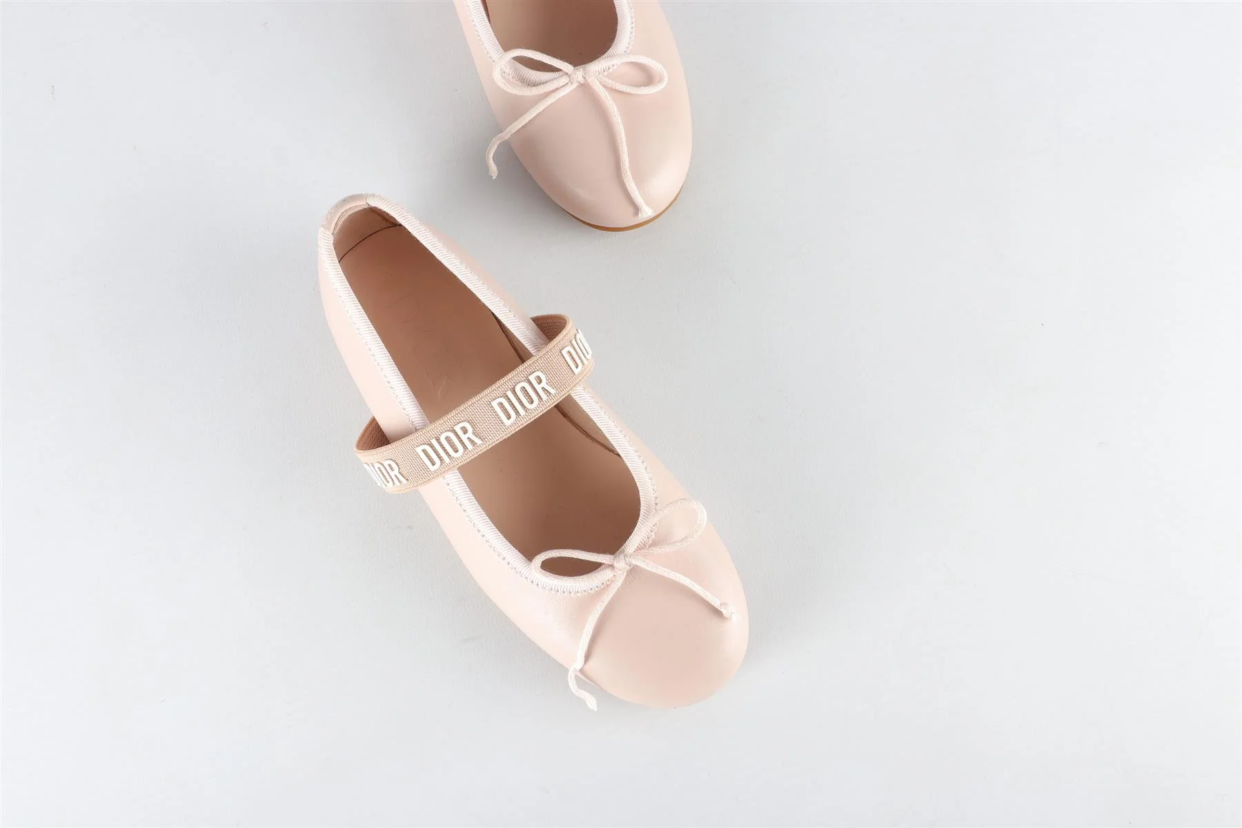 CHRISTIAN DIOR PINK KIDS GIRLS BALLET FLATS EU 27 UK 9 US 10 - Image 4