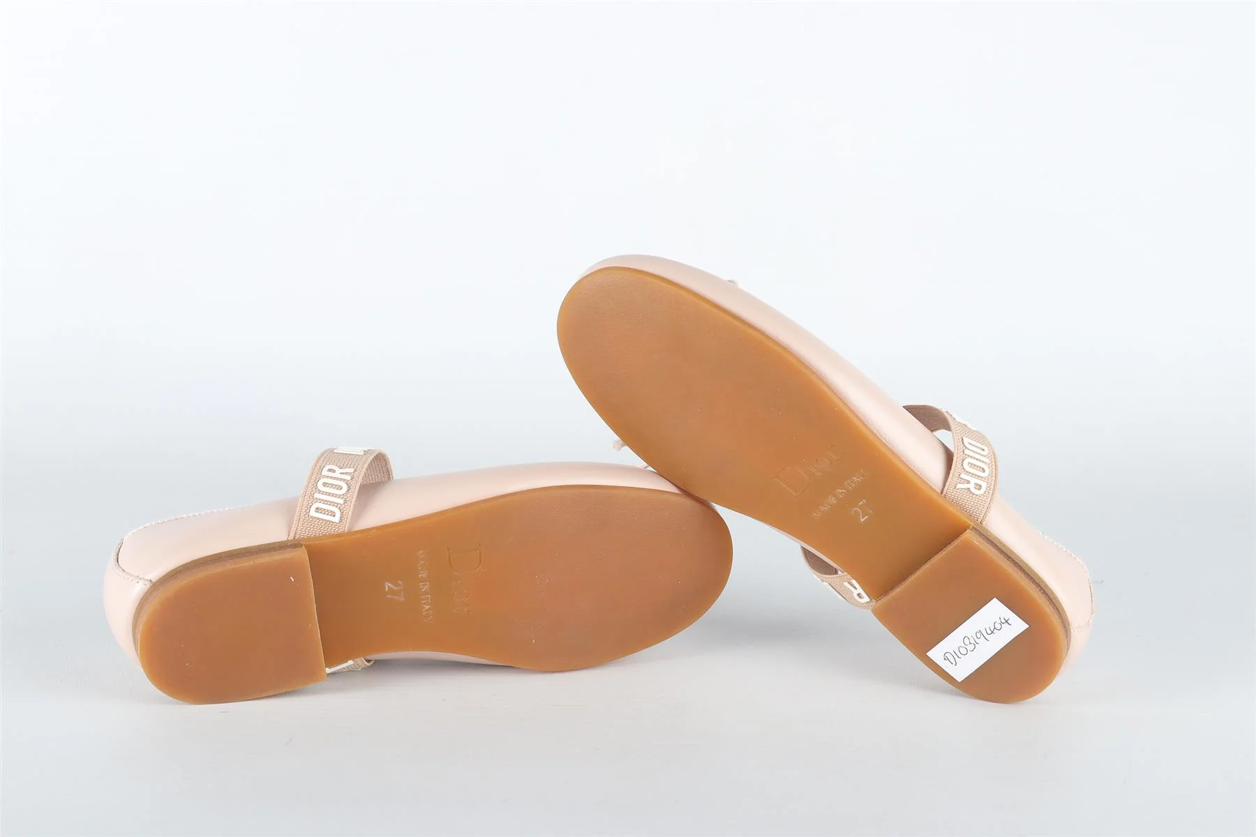 CHRISTIAN DIOR PINK KIDS GIRLS BALLET FLATS EU 27 UK 9 US 10 - Image 6