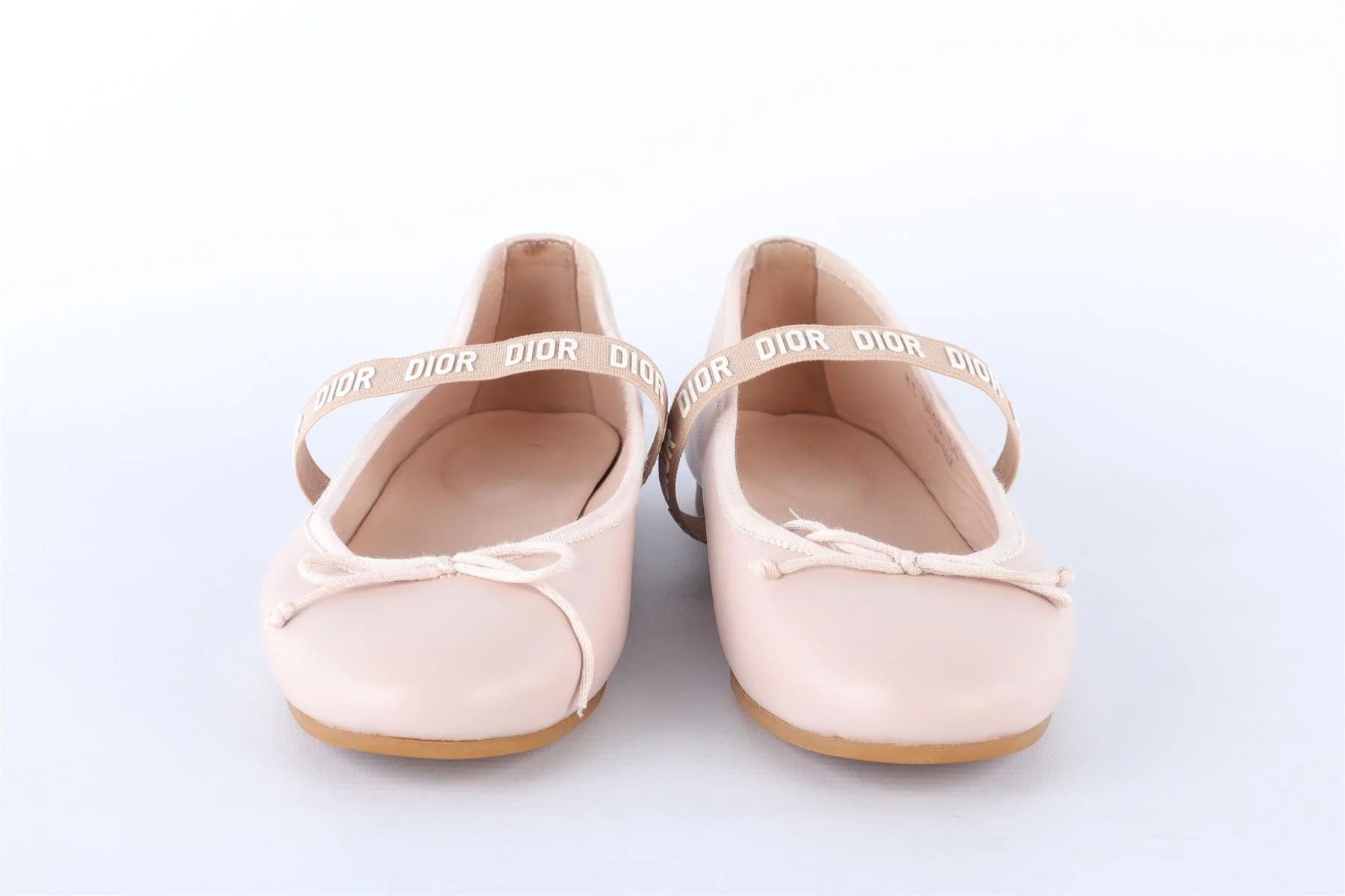 CHRISTIAN DIOR PINK KIDS GIRLS BALLET FLATS EU 35 UK 2 US 3 - Image 3