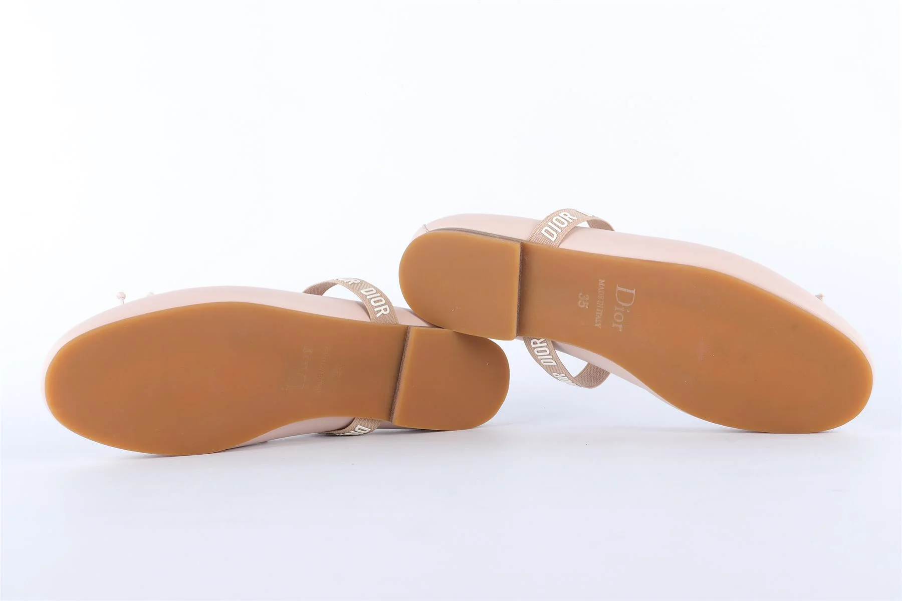 CHRISTIAN DIOR PINK KIDS GIRLS BALLET FLATS EU 35 UK 2 US 3 - Image 6