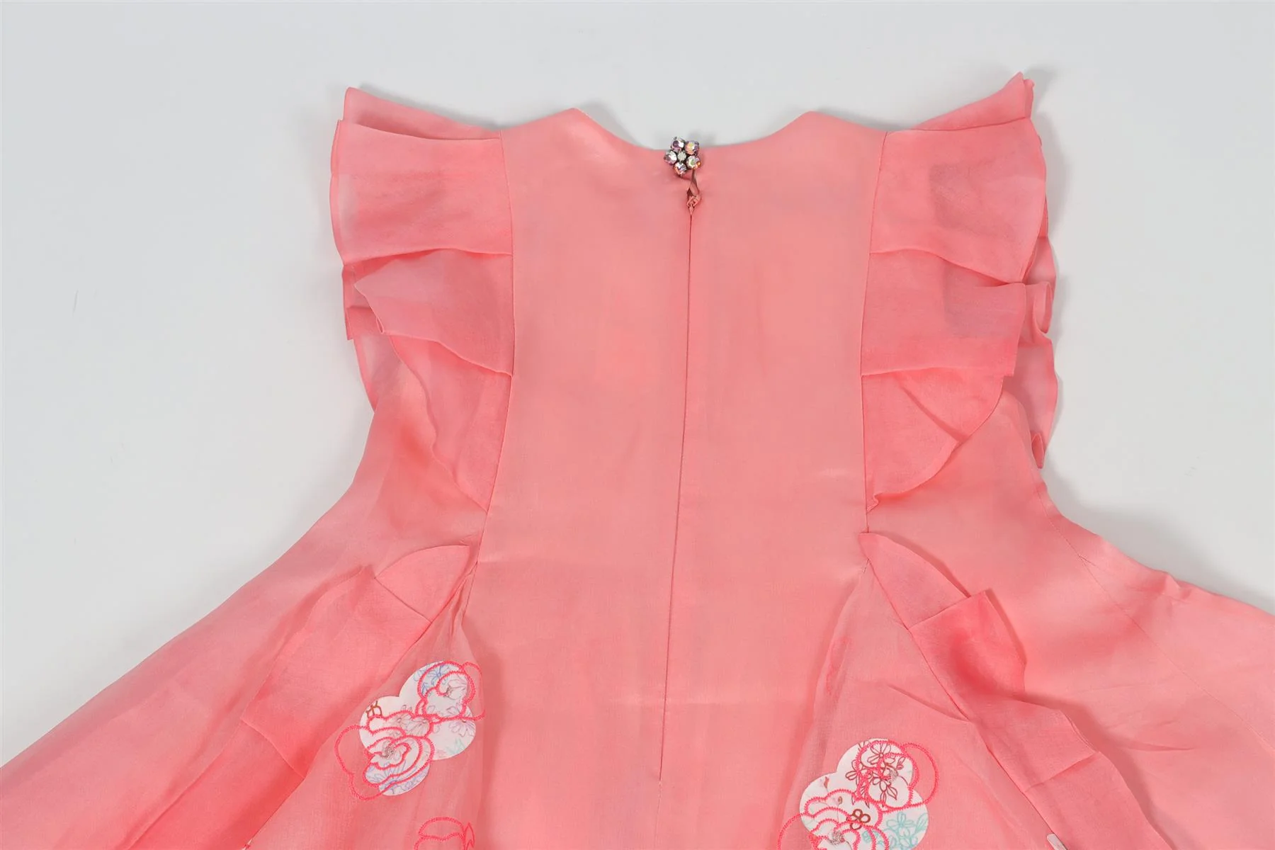 CHRISTIAN DIOR PINK KIDS GIRLS SILK DRESS 4 YEARS - Image 5