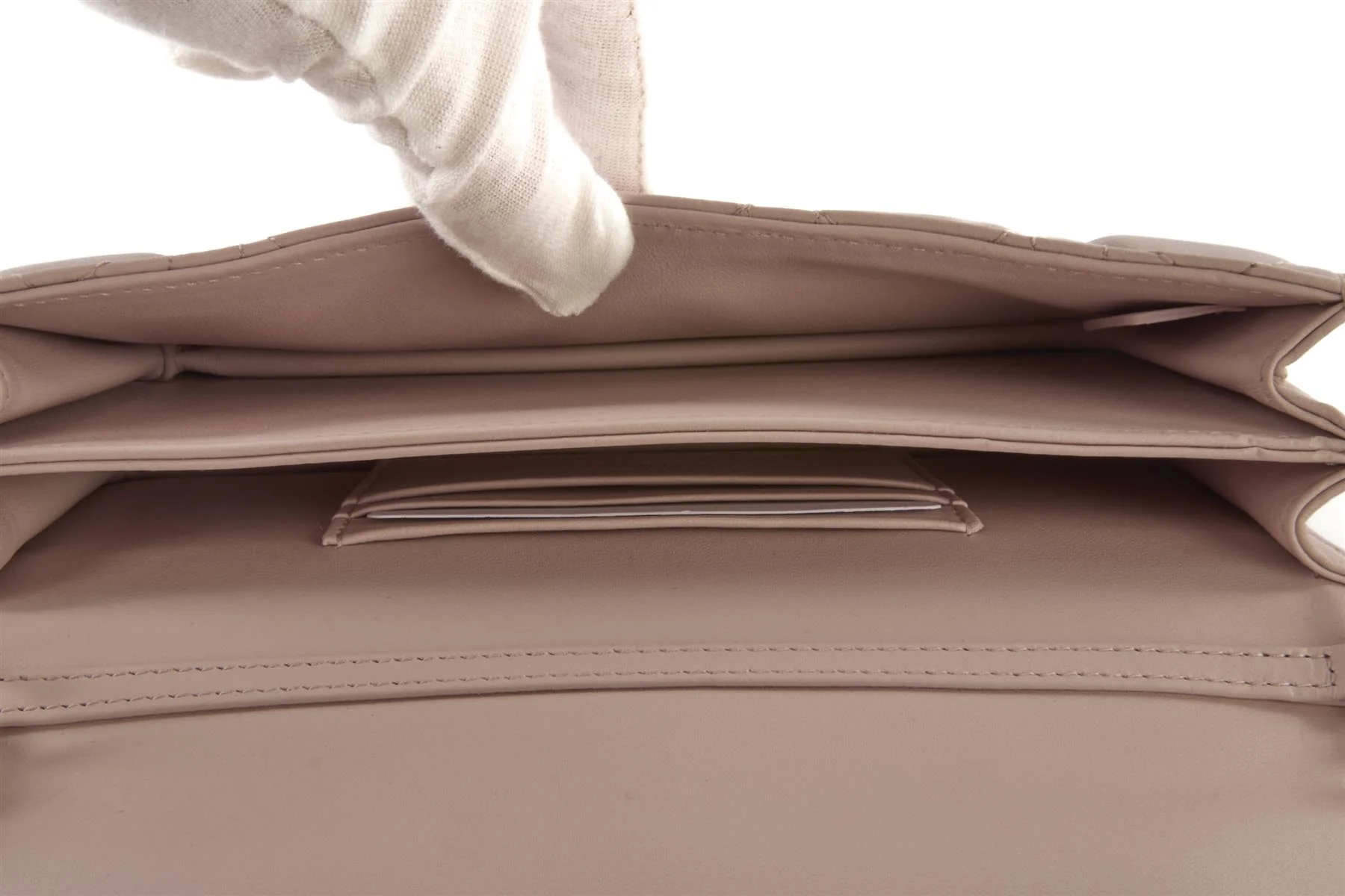 CHRISTIAN DIOR PINK MY DIOR MINI CANNAGE LEATHER CROSSBODY BAG - Image 10
