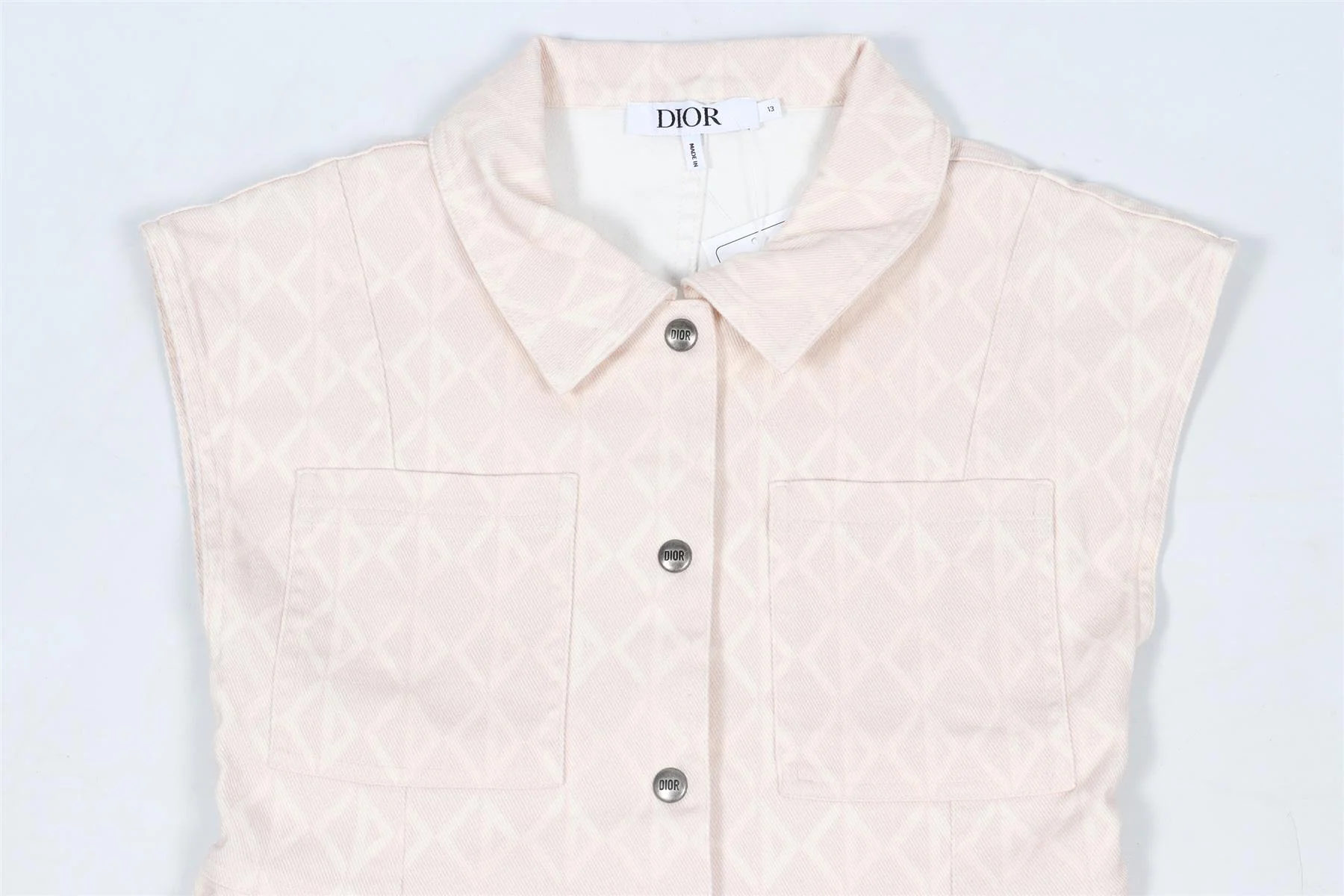 CHRISTIAN DIOR PINK TEEN GIRLS COTTON BLEND JACKET 13 YEARS - Image 3