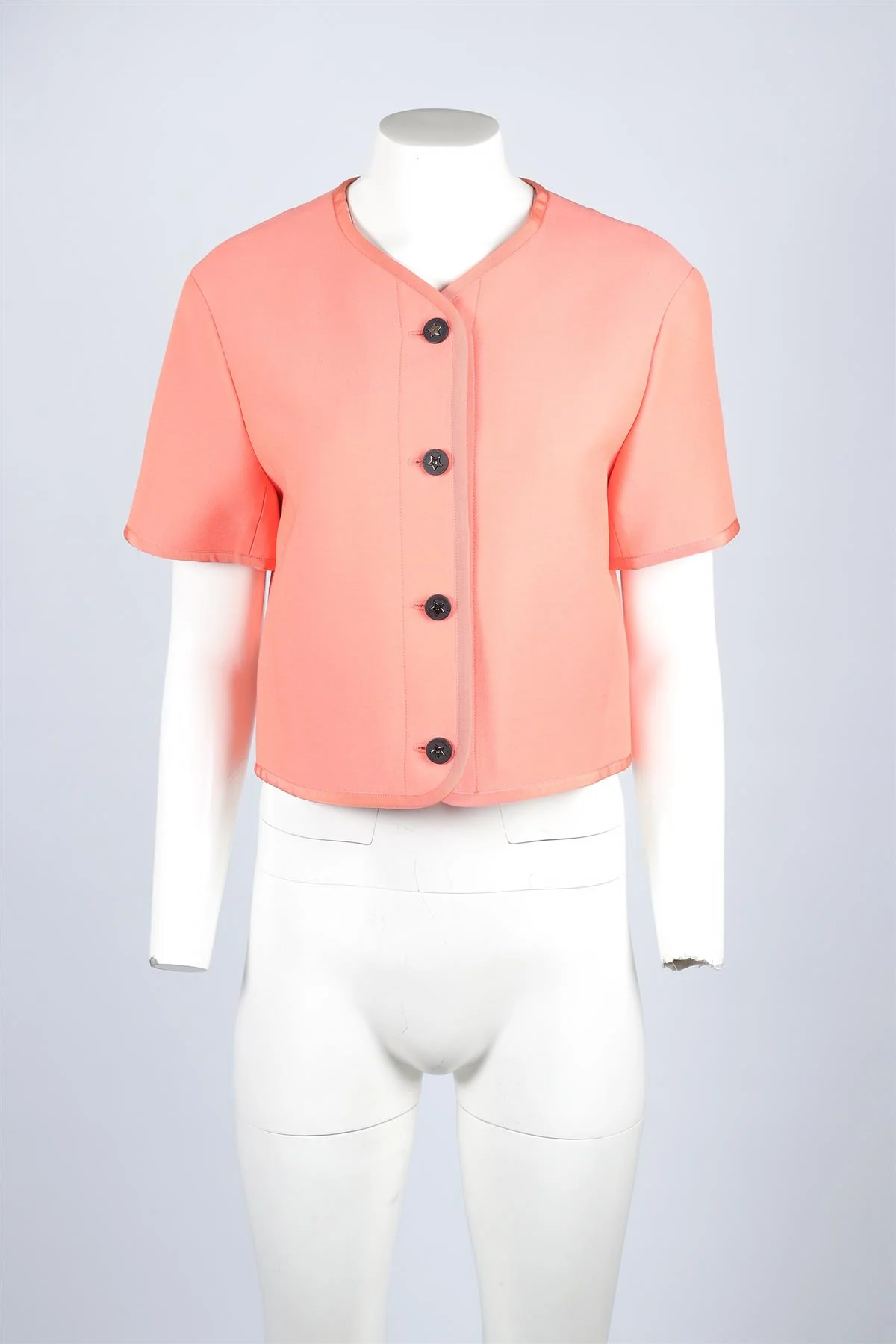 CHRISTIAN DIOR PINK WOOL JACKET FR 38 UK 10 - Image 2