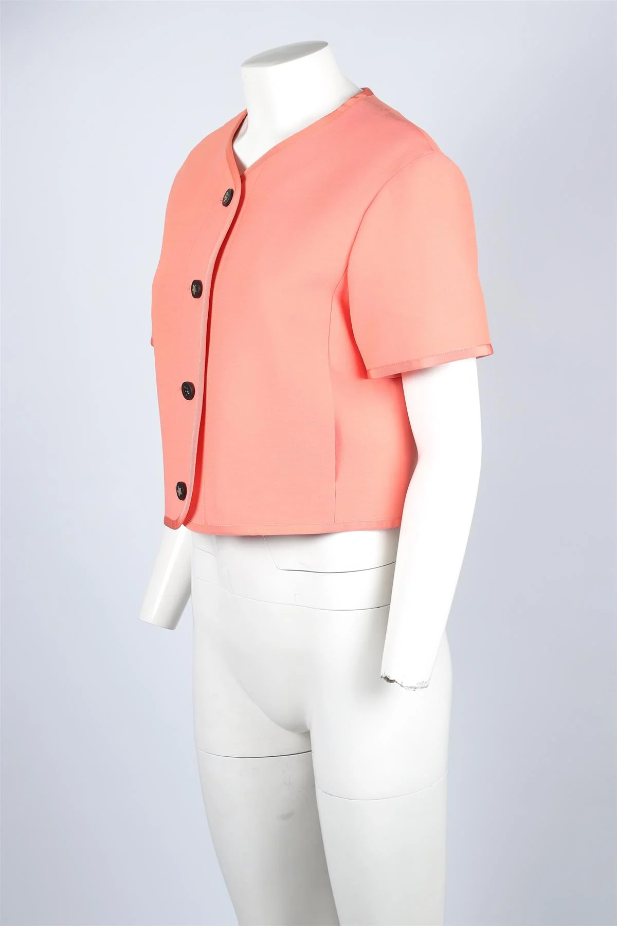 CHRISTIAN DIOR PINK WOOL JACKET FR 38 UK 10 - Image 3