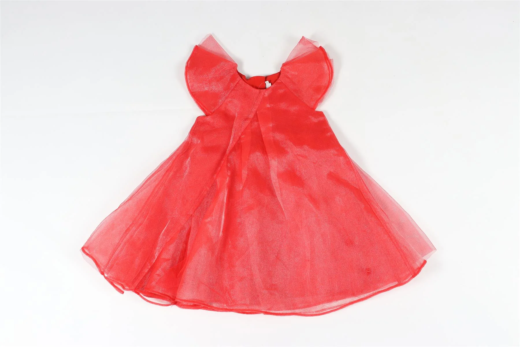 CHRISTIAN DIOR RED KIDS TULLE DRESS 4 YEARS - Image 2