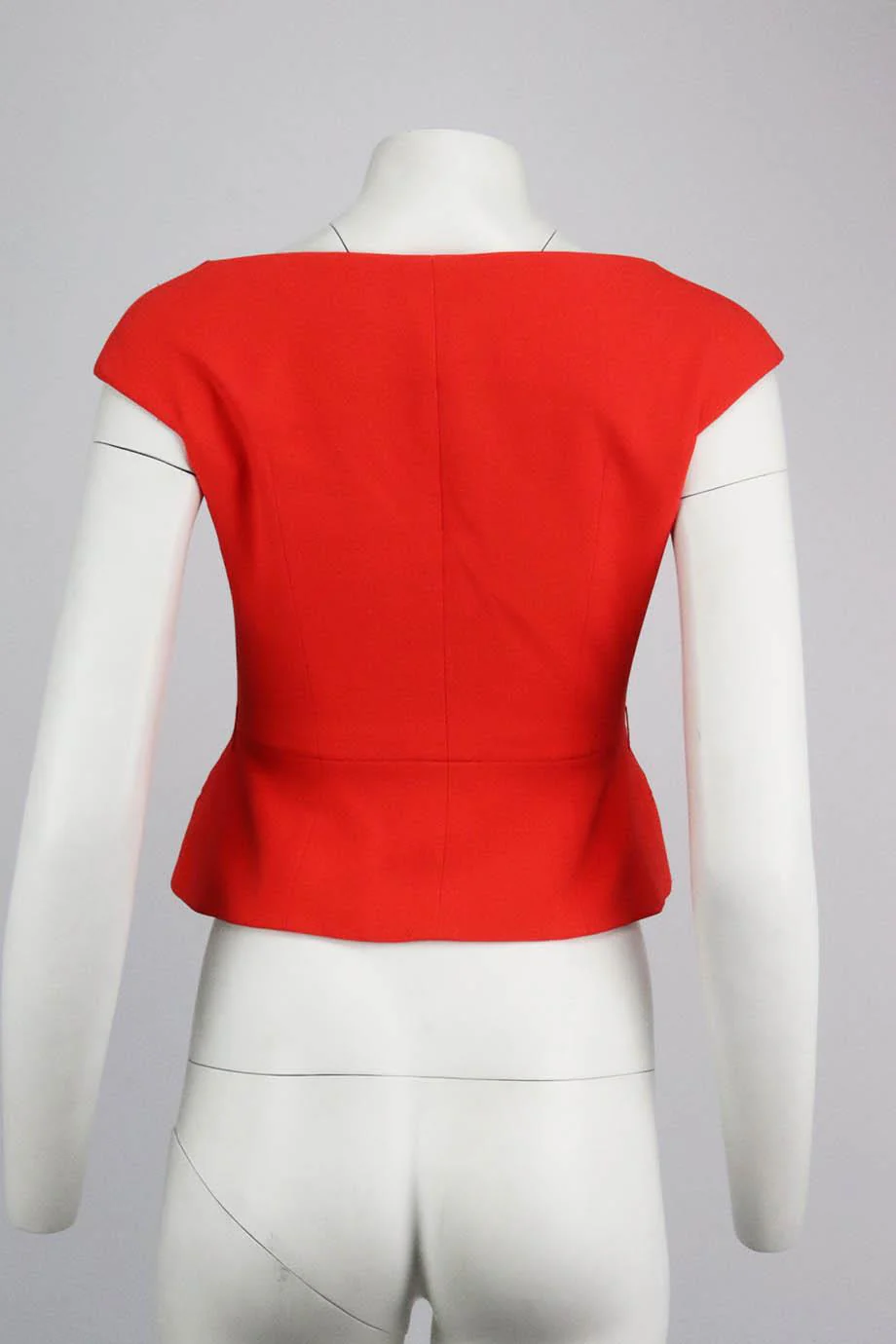 CHRISTIAN DIOR SILK BLEND WRAP VEST FR 36 UK 8 - Image 3