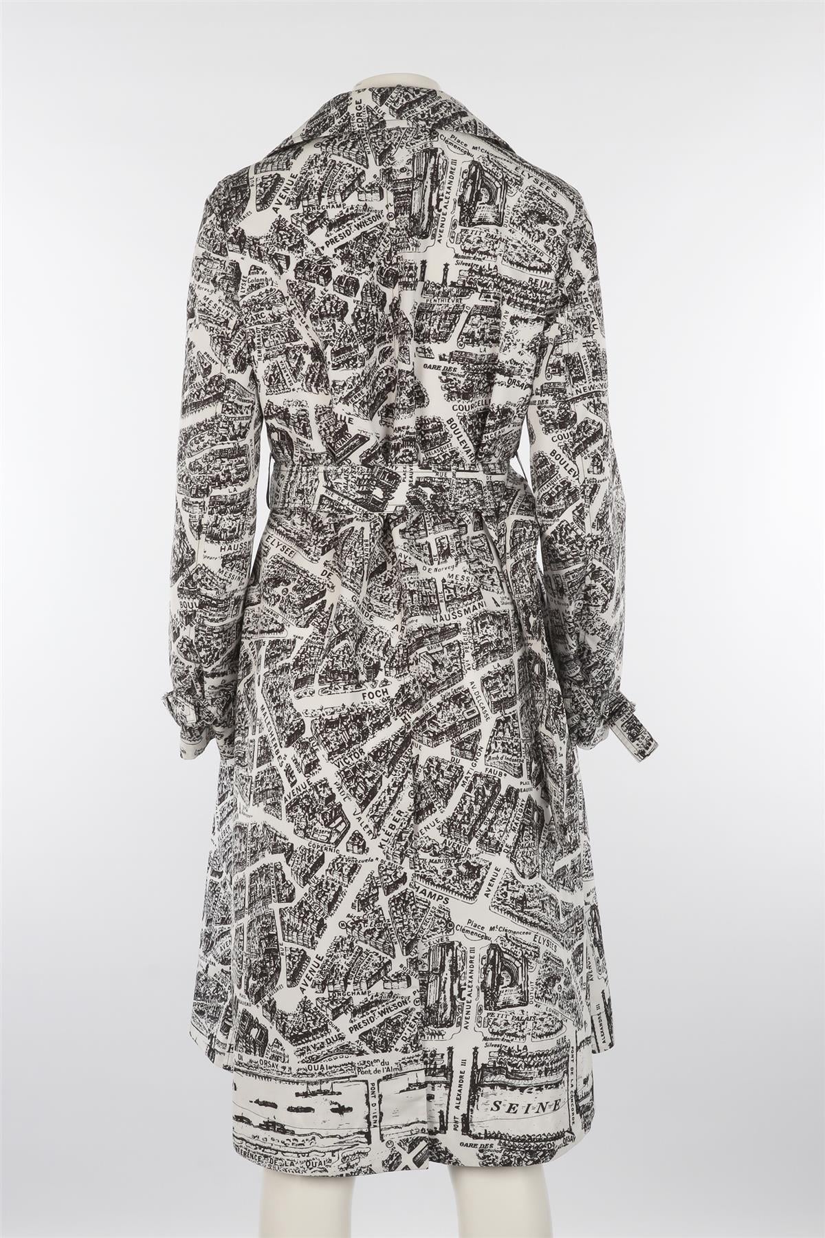 CHRISTIAN DIOR WHITE 2023 SHELL TRENCH COAT FR 36 UK 8 - Image 4
