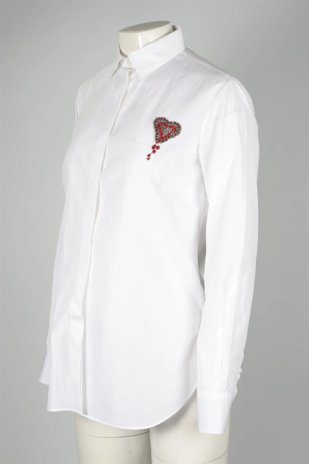 CHRISTIAN DIOR WHITE COTTON SHIRT FR 40 UK 12 - Image 3