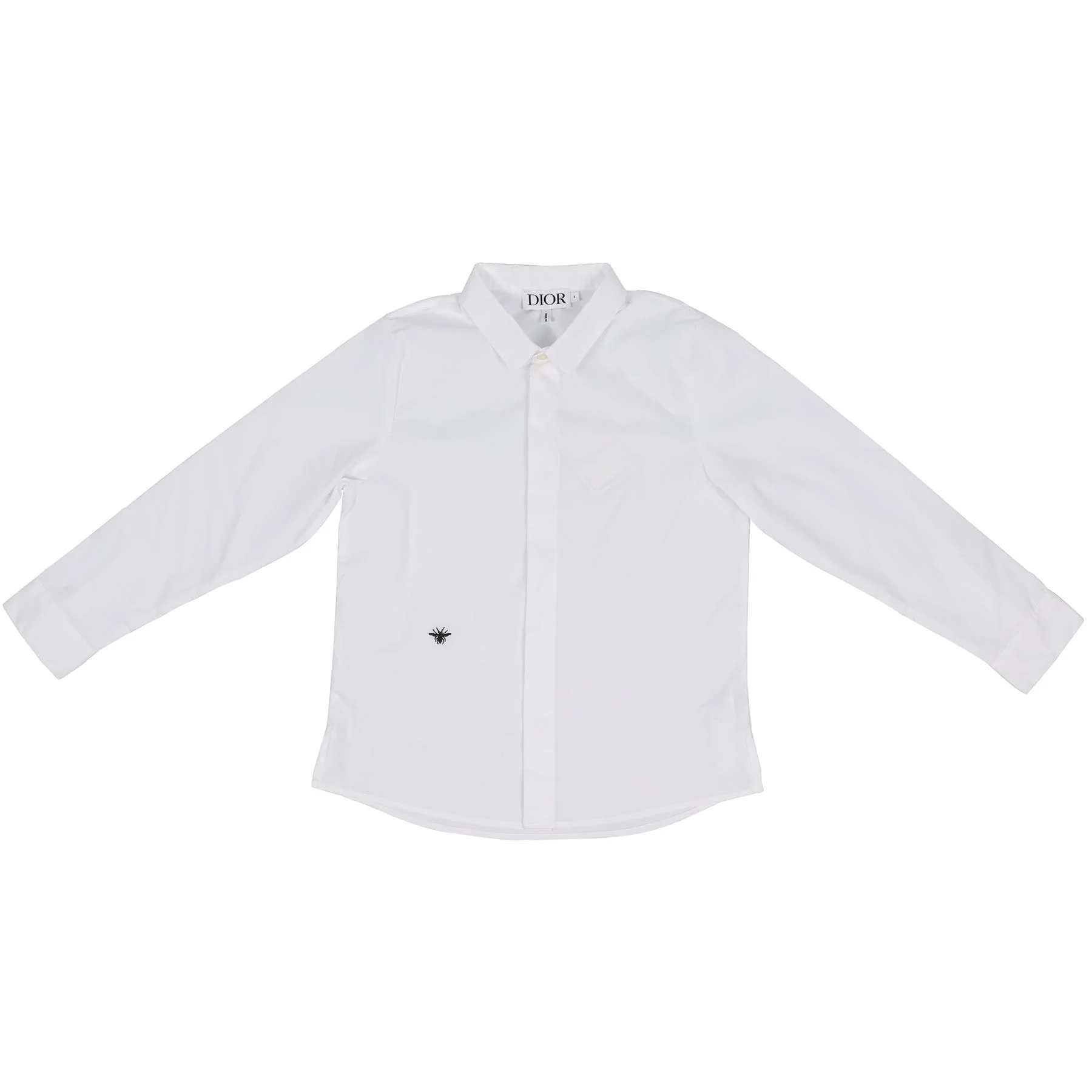 CHRISTIAN DIOR WHITE KIDS BOYS COTTON BLEND SHIRT 6 YEARS - Image 6
