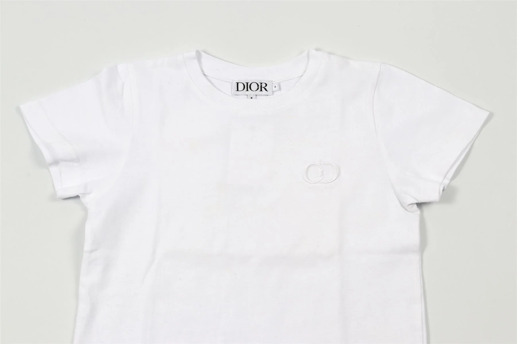 CHRISTIAN DIOR WHITE KIDS BOYS T-SHIRT 6 YEARS - Image 3