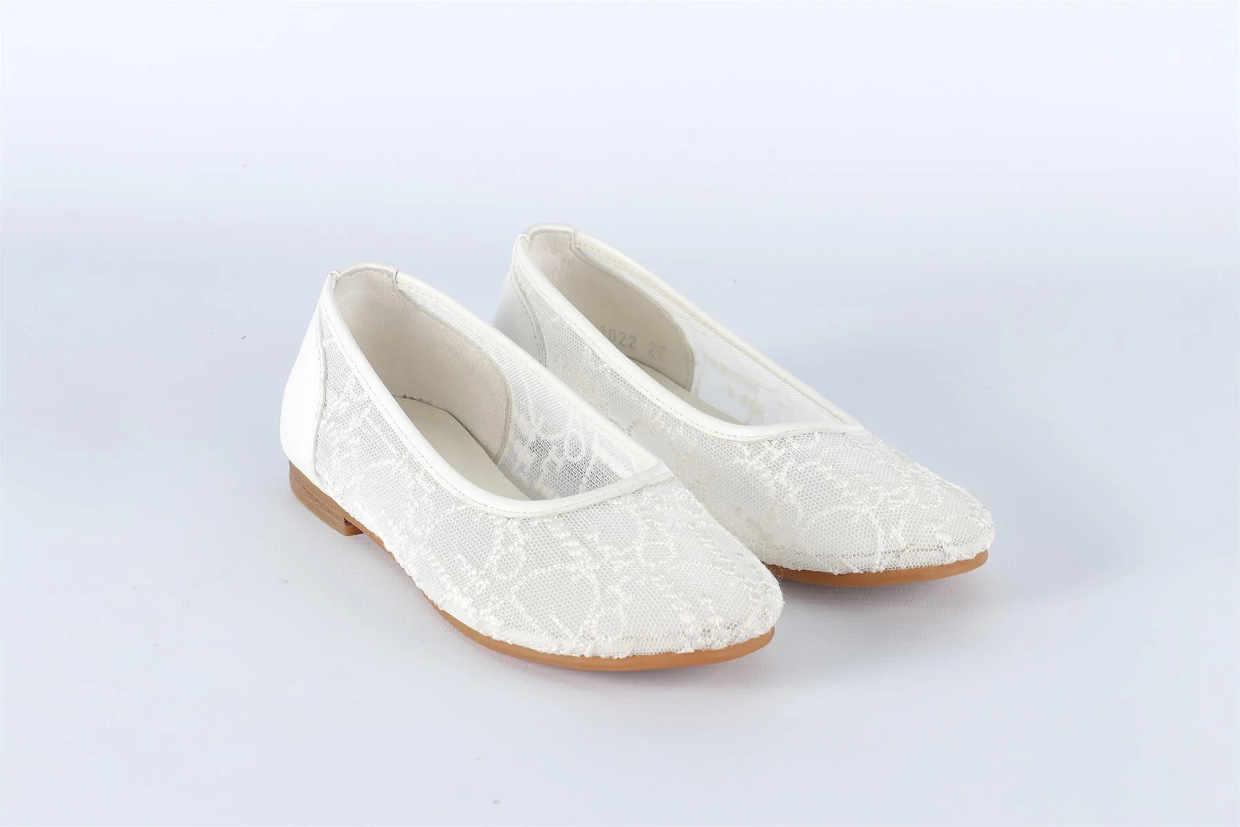 CHRISTIAN DIOR WHITE KIDS GIRLS BALLET FLATS EU 27 UK 9 US 10 - Image 2