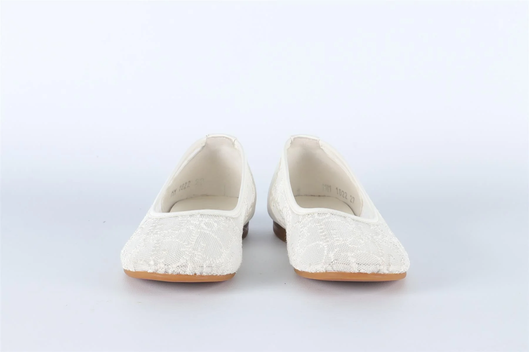 CHRISTIAN DIOR WHITE KIDS GIRLS BALLET FLATS EU 27 UK 9 US 10 - Image 3