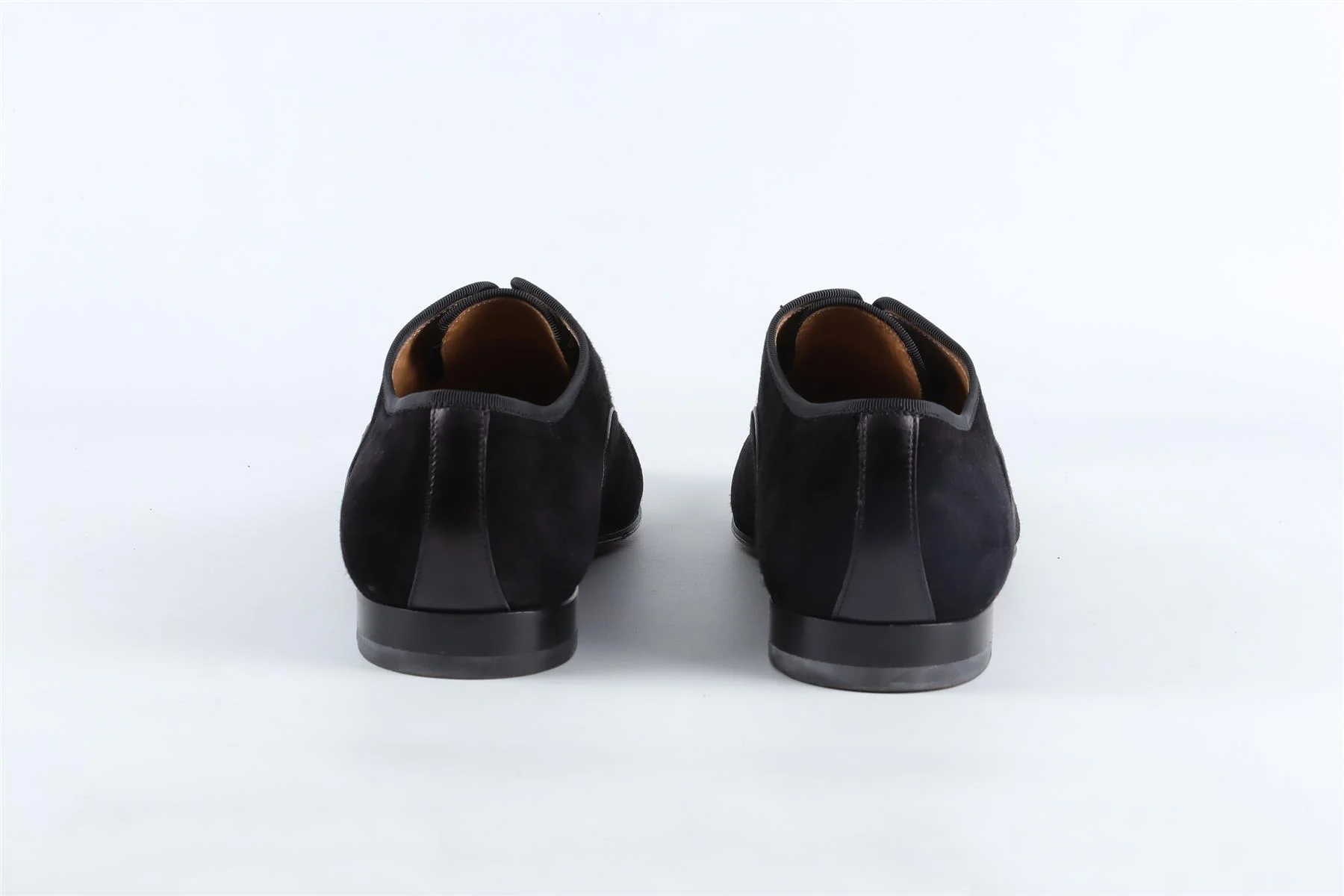 CHRISTIAN LOUBOUTIN BLACK MEN'S SUEDE LOAFERS EU 45 UK 11 US 12 - Image 5