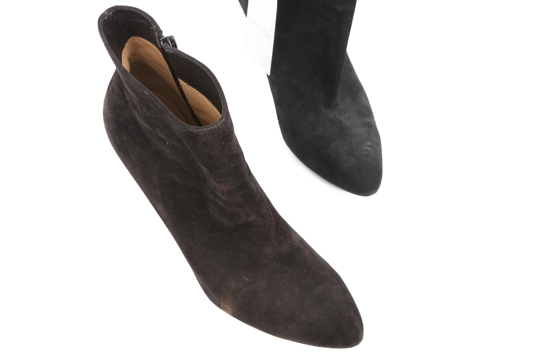 CHRISTIAN LOUBOUTIN BLACK SUEDE ANKLE BOOTS EU 39 UK 6 US 9 - Image 4