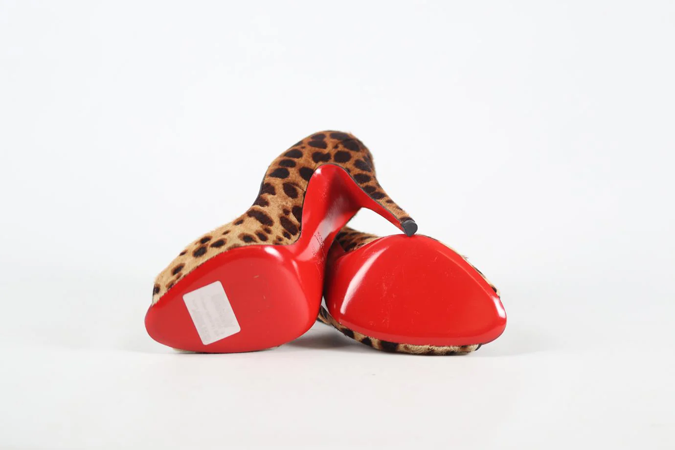 CHRISTIAN LOUBOUTIN CALF HAIR AND LEATHER PUMPS EU 38.5 UK 5.5 US 8.5 - Image 5