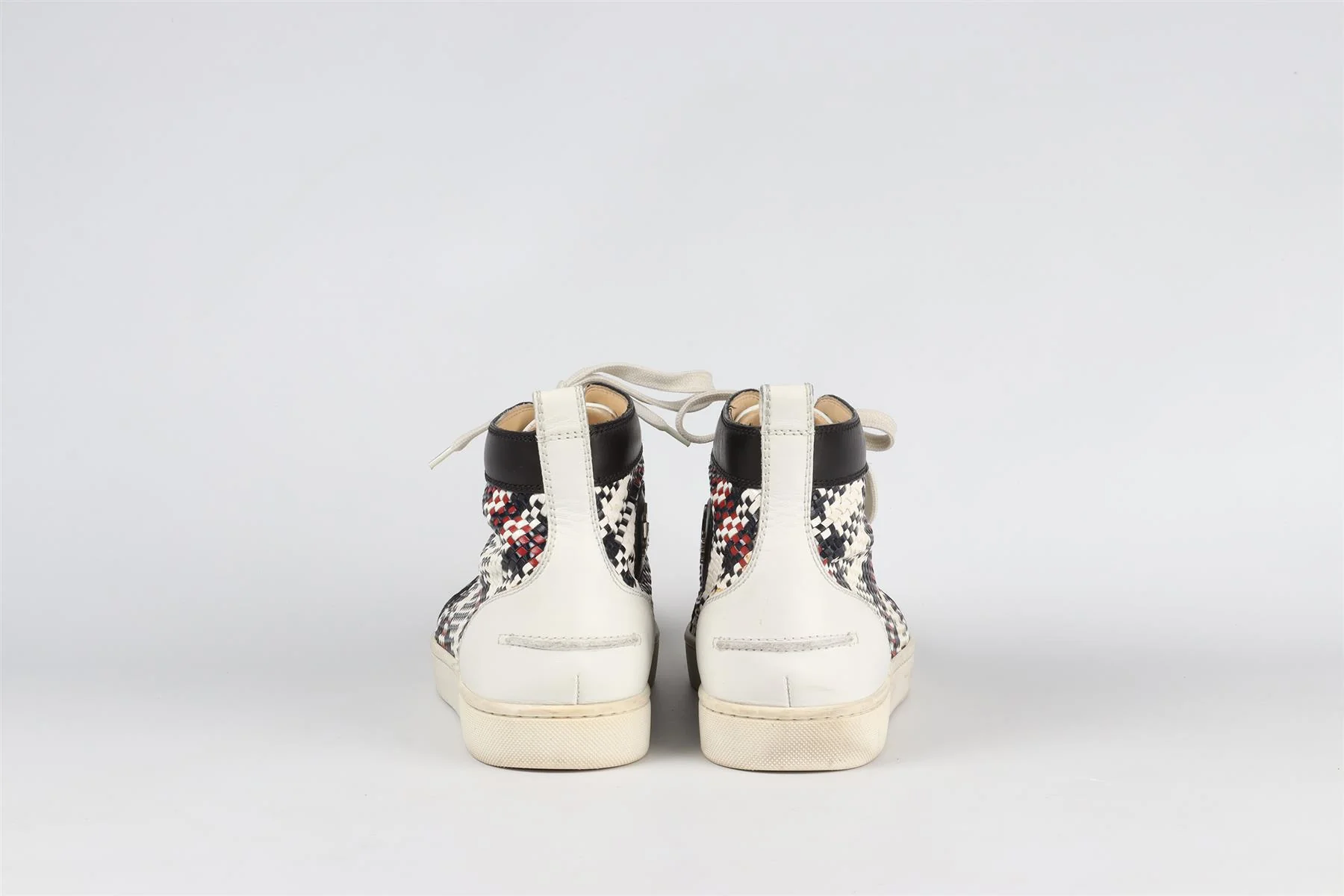 CHRISTIAN LOUBOUTIN MULTICOLOURED MEN'S LOUIS LEATHER SNEAKERS EU 42 UK 8 US 9 - Image 5