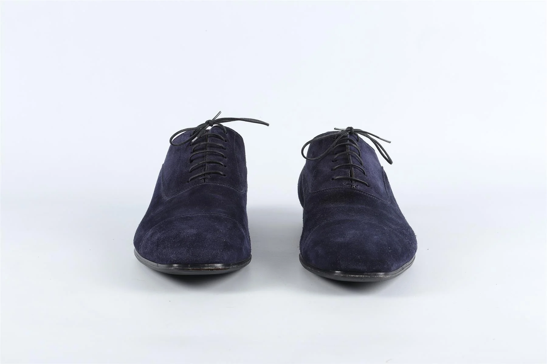 CHRISTIAN LOUBOUTIN NAVY MEN'S SUEDE LOAFERS EU 45 UK 11 US 12 - Image 3