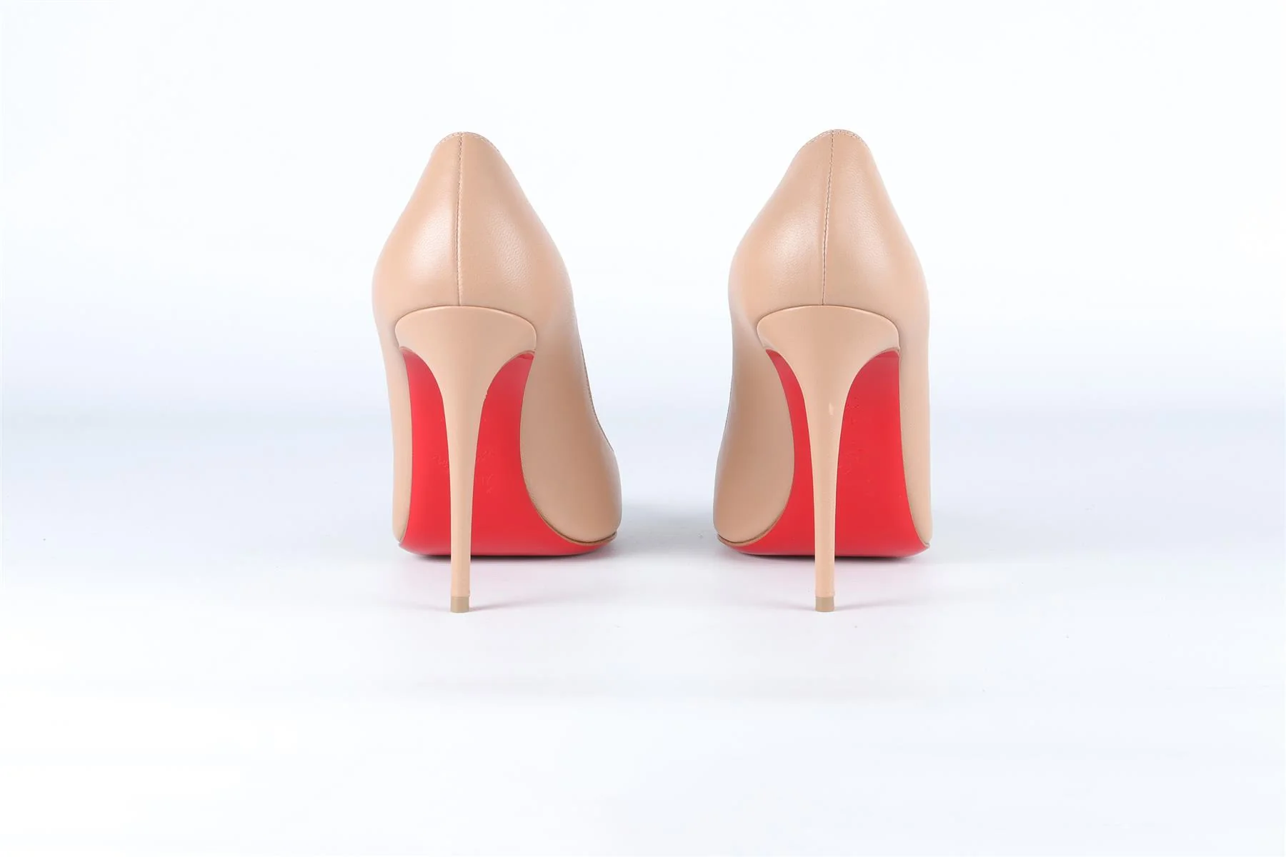 CHRISTIAN LOUBOUTIN NUDE KATE LEATHER PUMPS EU 36.5 UK 3.5 US 6.5 - Image 5