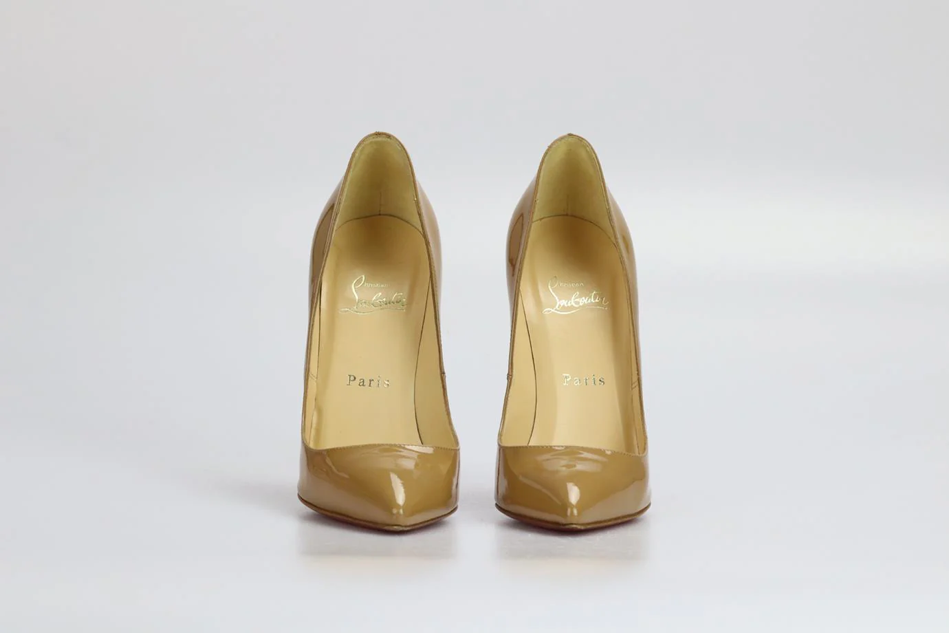 CHRISTIAN LOUBOUTIN PATENT LEATHER PUMPS EU 37 UK 4 US 7 - Image 3