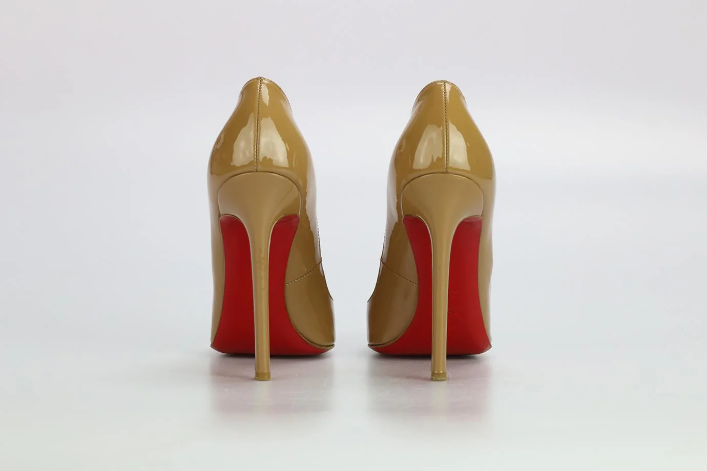 CHRISTIAN LOUBOUTIN PATENT LEATHER PUMPS EU 37 UK 4 US 7 - Image 4