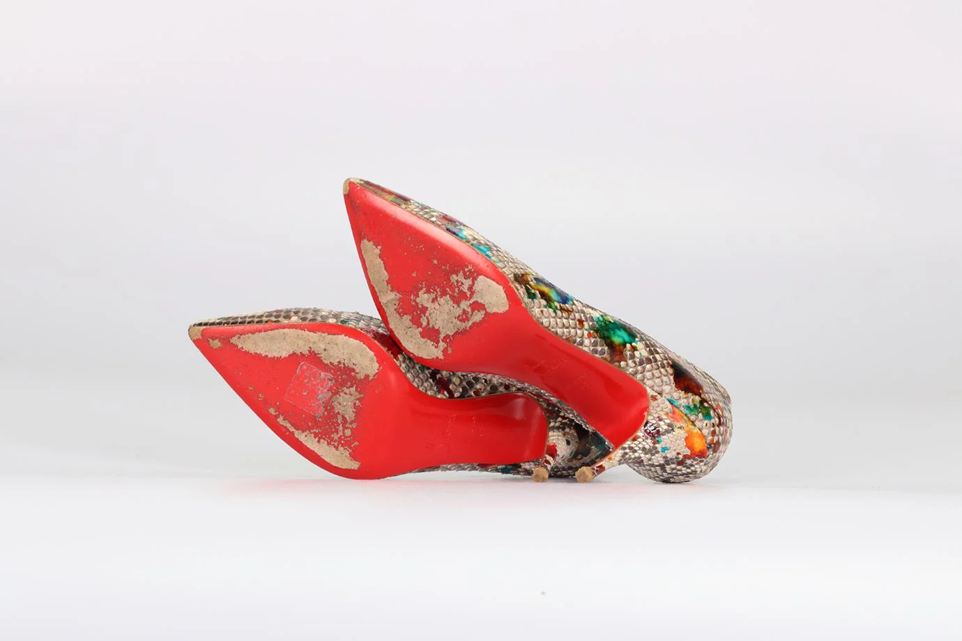 CHRISTIAN LOUBOUTIN SNAKESKIN PUMPS EU 39 UK 6 US 9 - Image 5