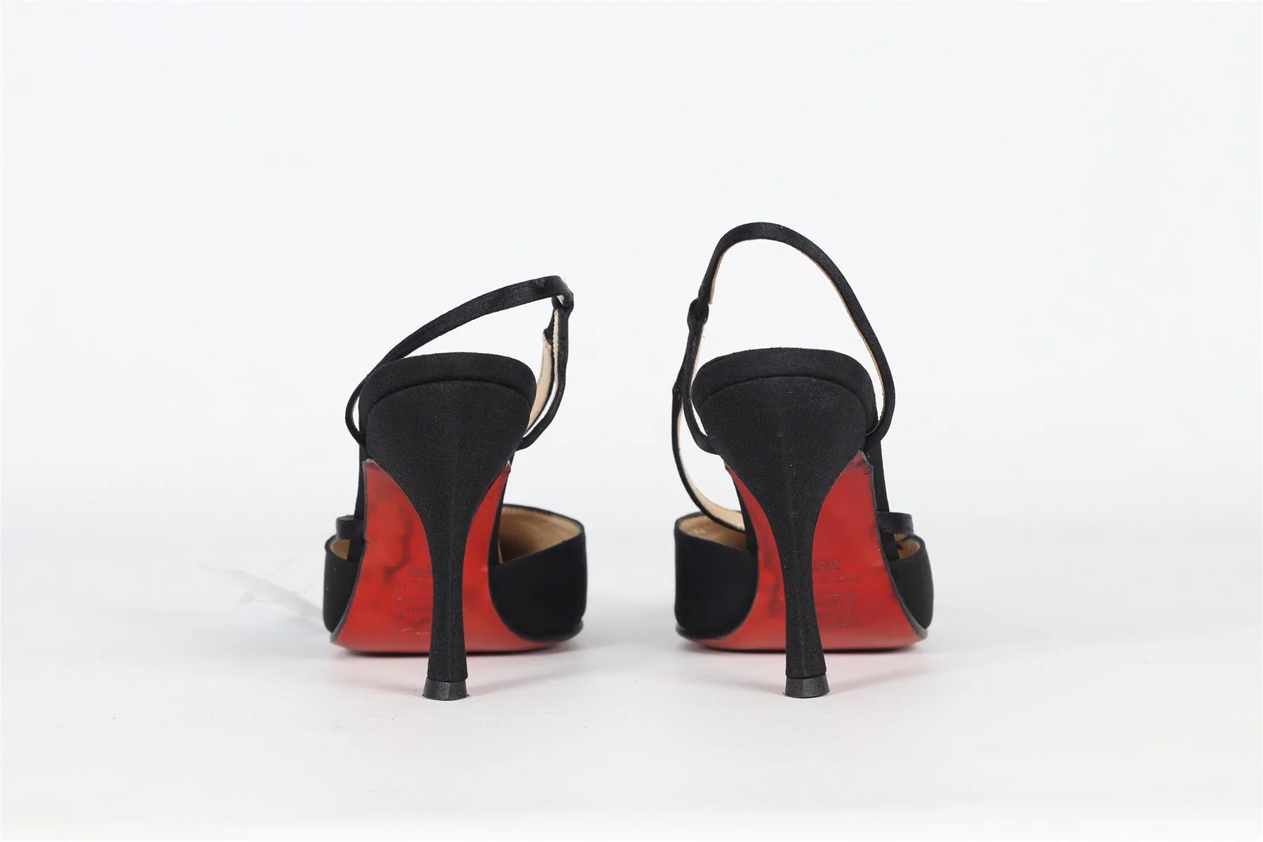 CHRISTIAN LOUBOUTIN VINTAGE SATIN PUMPS EU 36.5 UK 3.5 US 6.5 - Image 9