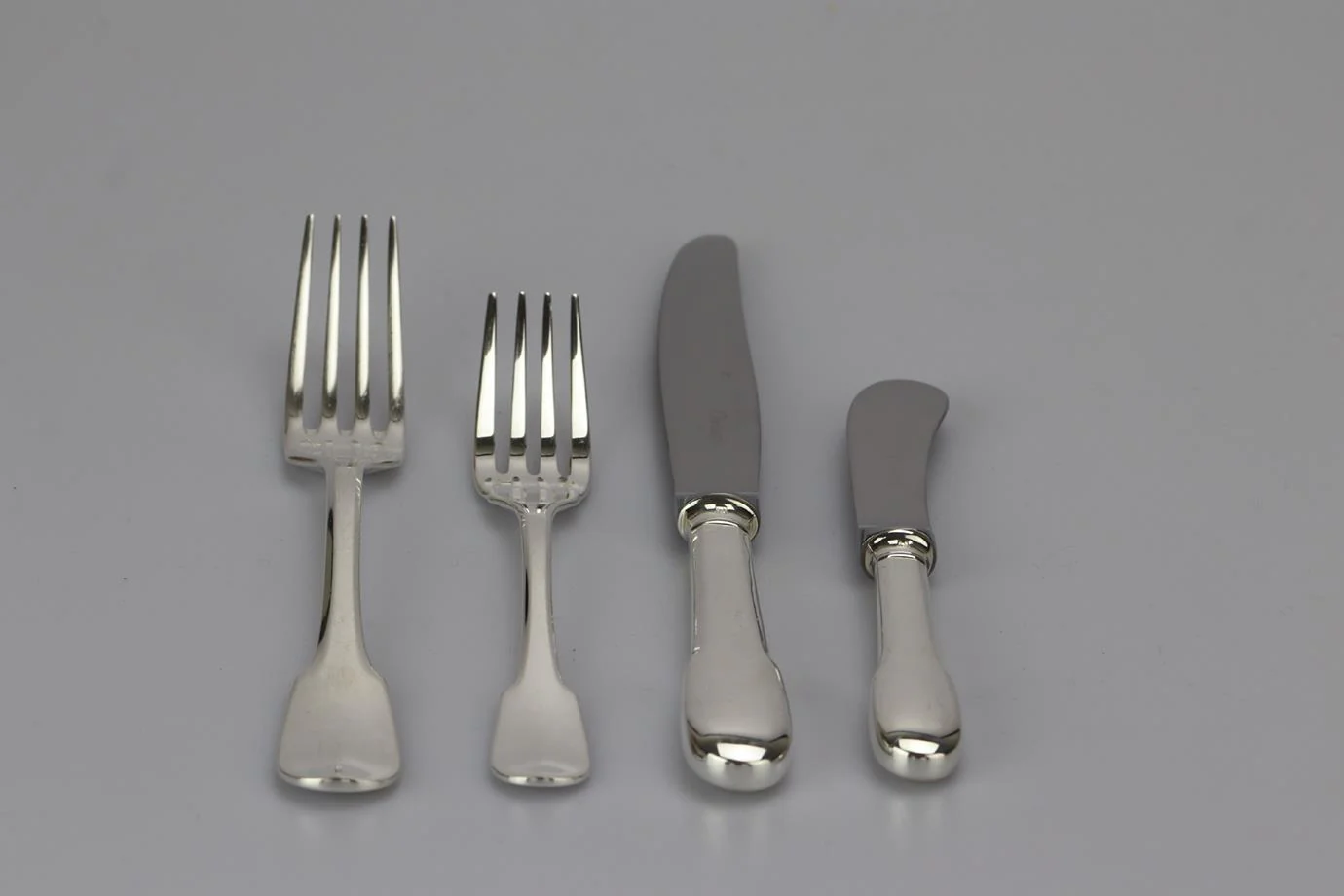 CHRISTOFLE SILVER PLATED STAINLESS STEEL CUTLERY SET - Image 5