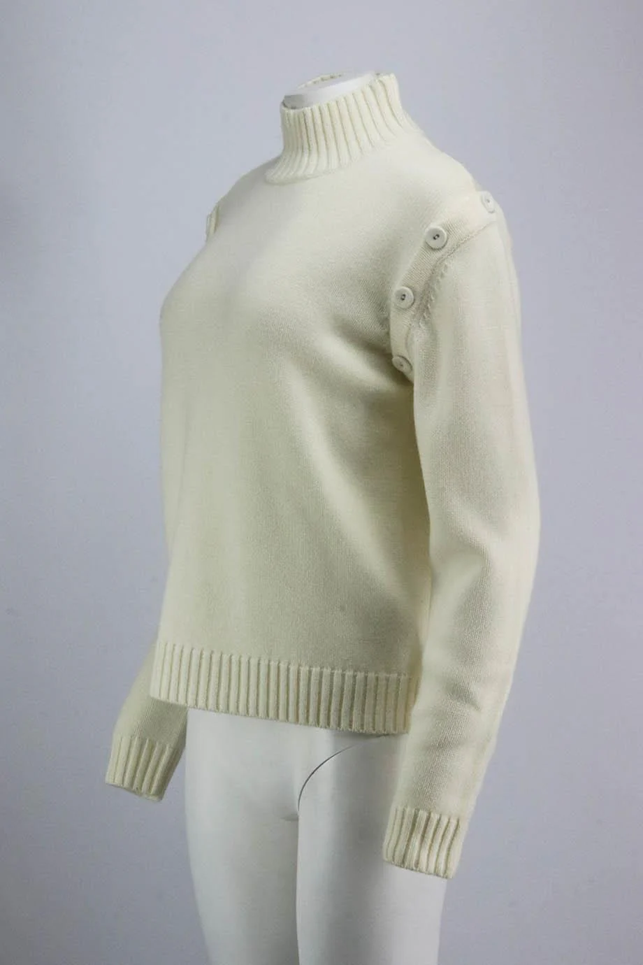 CHRISTOPHER ESBER OVERSIZED CASHMERE BLEND TURTLENECK SWEATER XXSMALL - Image 3