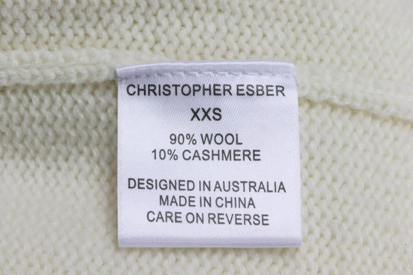 CHRISTOPHER ESBER OVERSIZED CASHMERE BLEND TURTLENECK SWEATER XXSMALL - Image 6