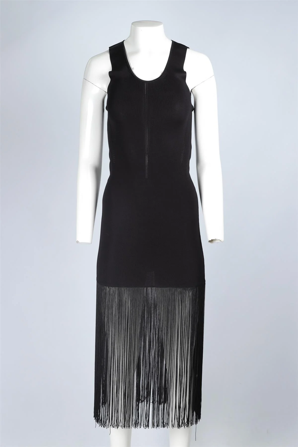CHRISTOPHER KANE BLACK KNIT MAXI DRESS MEDIUM - Image 2