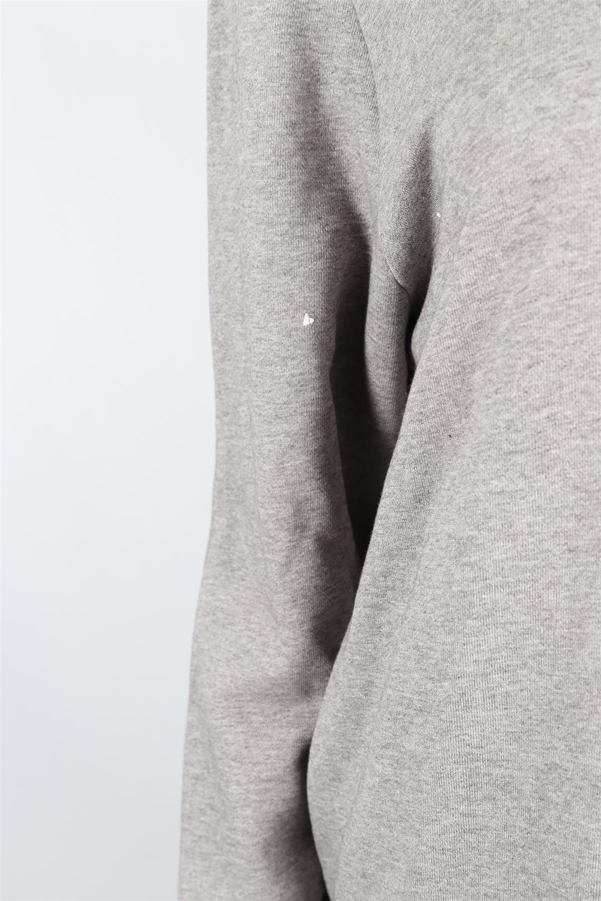 CHRISTOPHER KANE GREY FEATHER AND COTTON HOODIE SMALL - Image 5