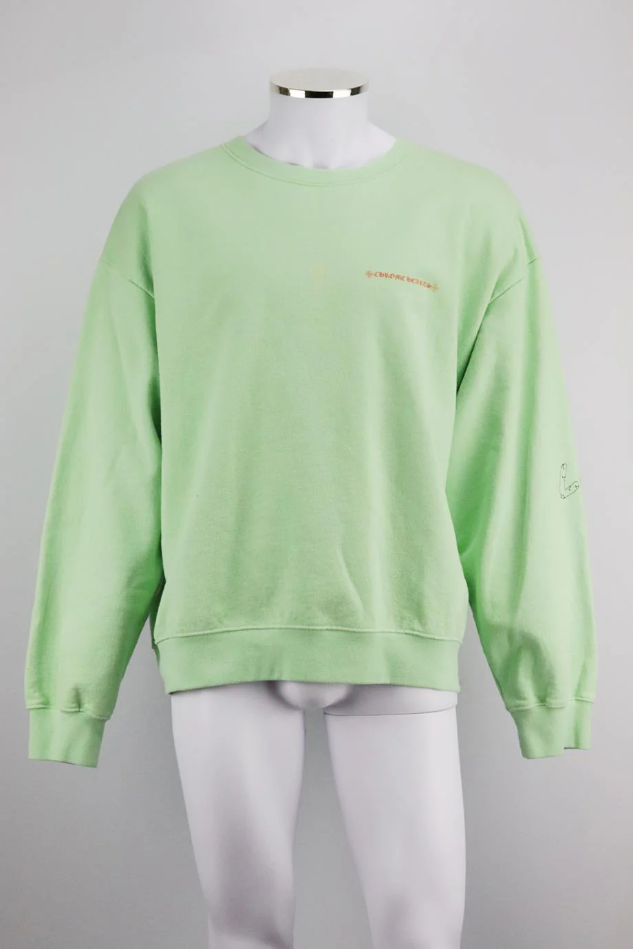 CHROME HEARTS + MATTY BOY PRINTED COTTON TERRY SWEATSHIRT XLARGE - Image 3