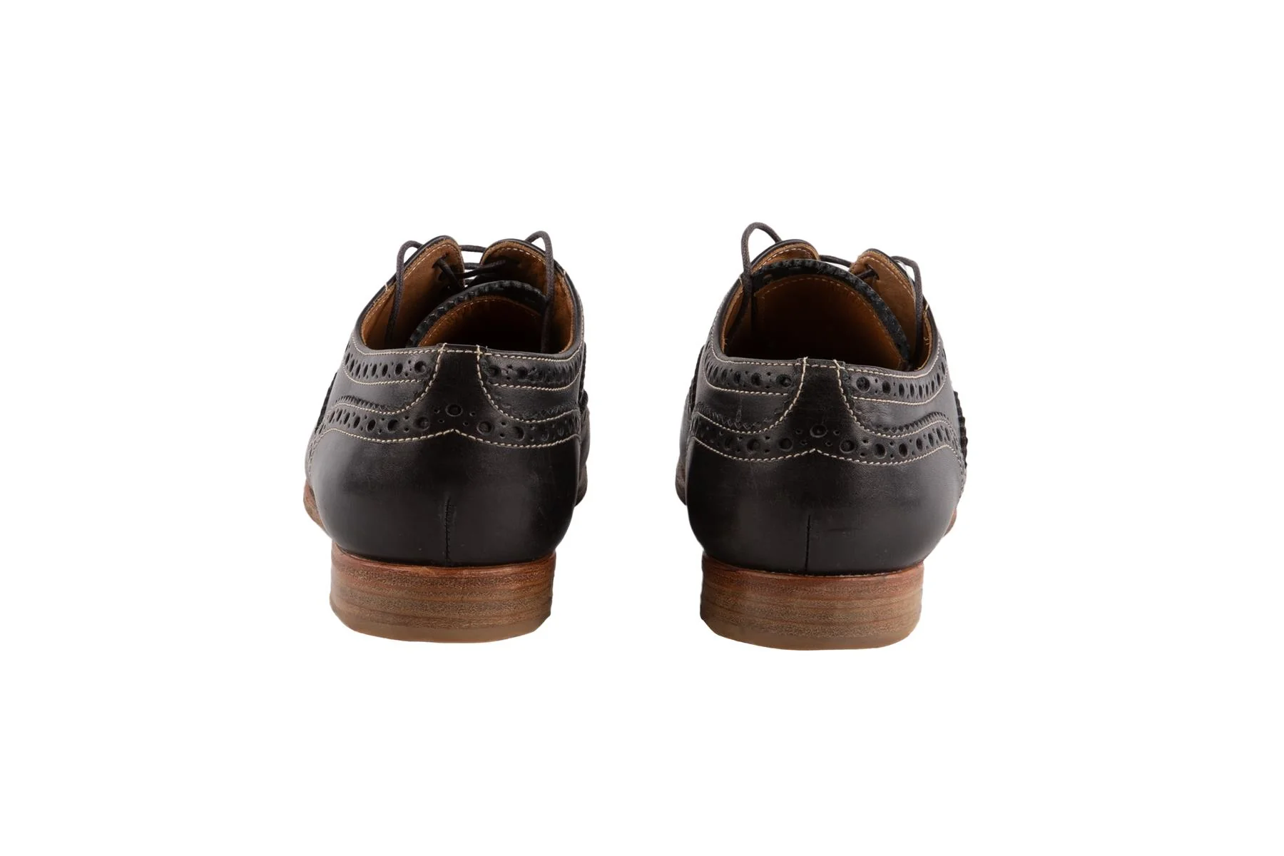 CHURCH'S NAVY LEATHER BROGUES EU 38.5 UK 5.5 US 8.5 - Image 5