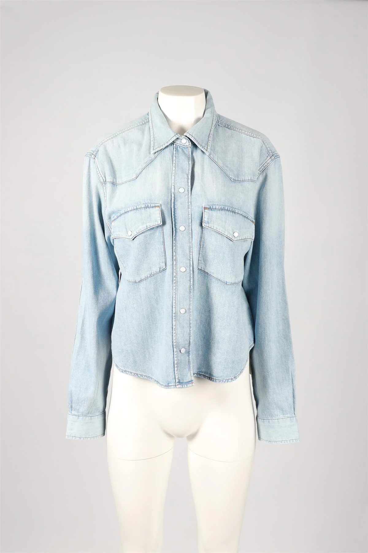 CITIZENS OF HUMANITY BLUE DENIM SHIRT - Image 2
