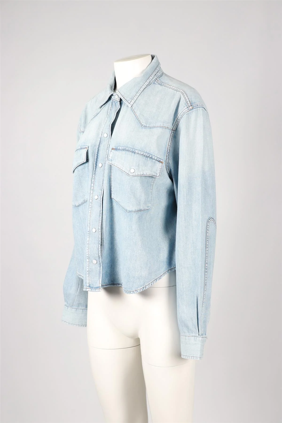 CITIZENS OF HUMANITY BLUE DENIM SHIRT - Image 3